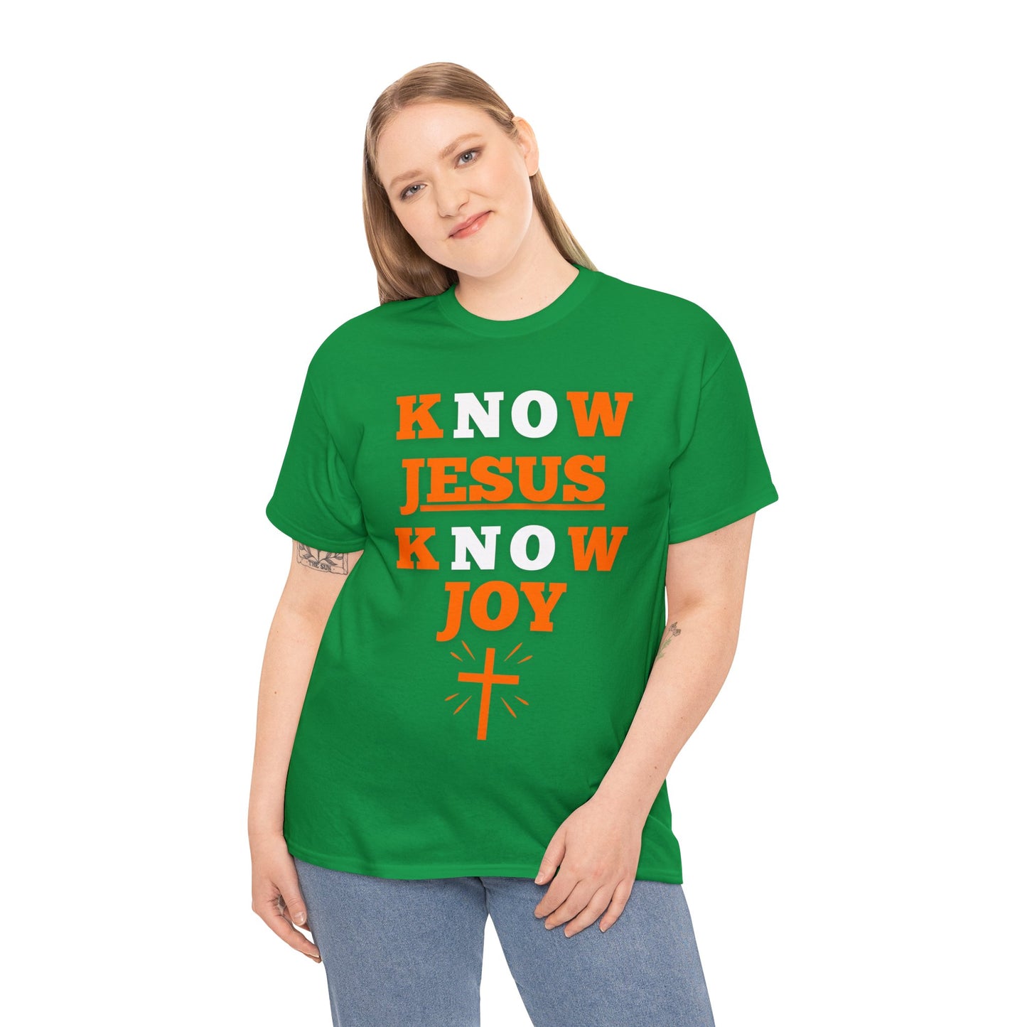 Know Jesus Know Joy Cotton Tee