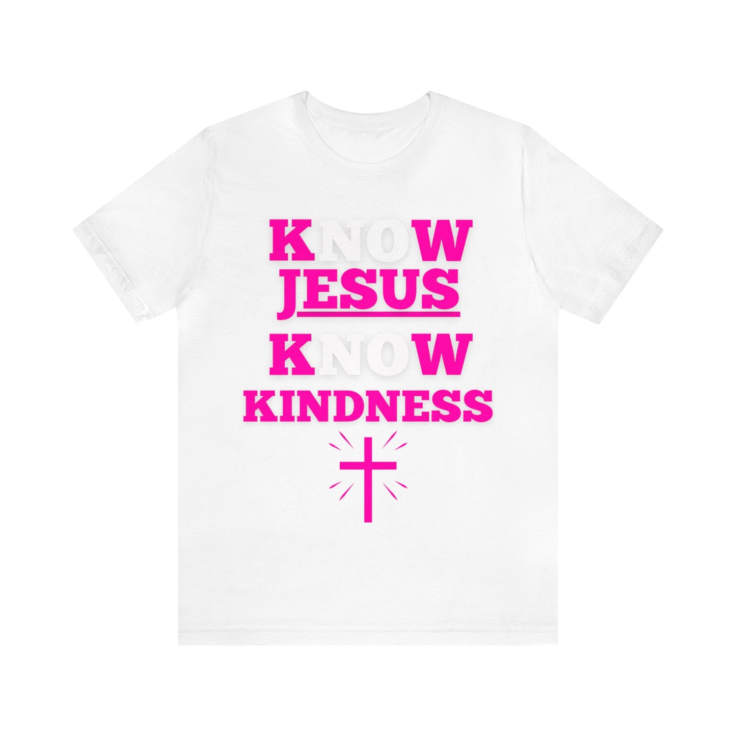 KNOW JESUS KNOW KINDNESS COTTON TEE