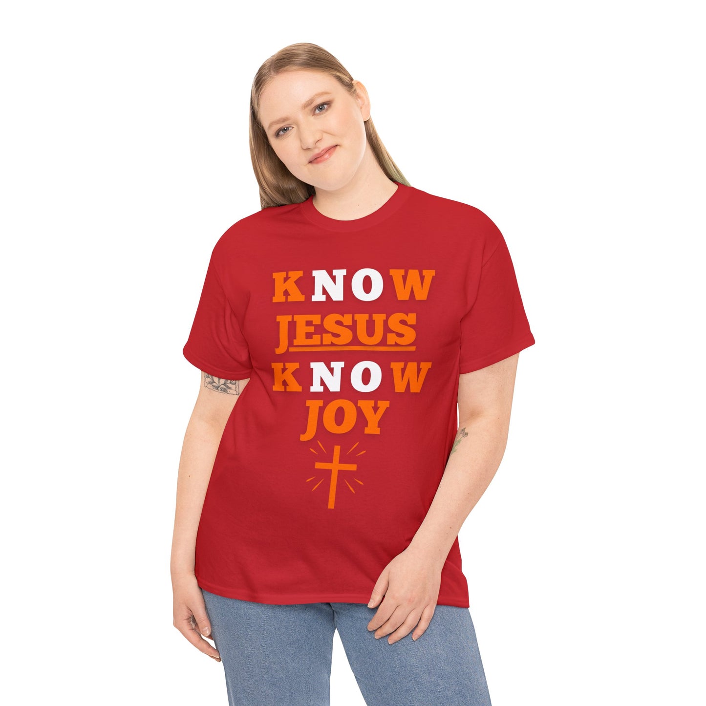 Know Jesus Know Joy Cotton Tee