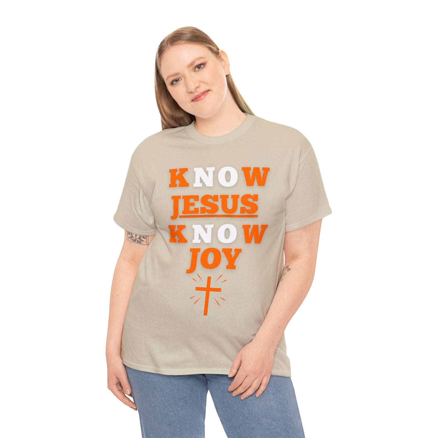 Know Jesus Know Joy Cotton Tee