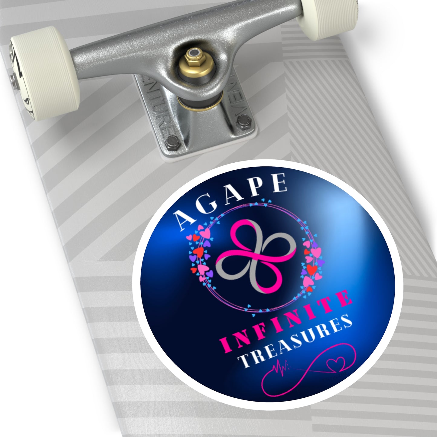 Agape infinite treasure Car Sticker