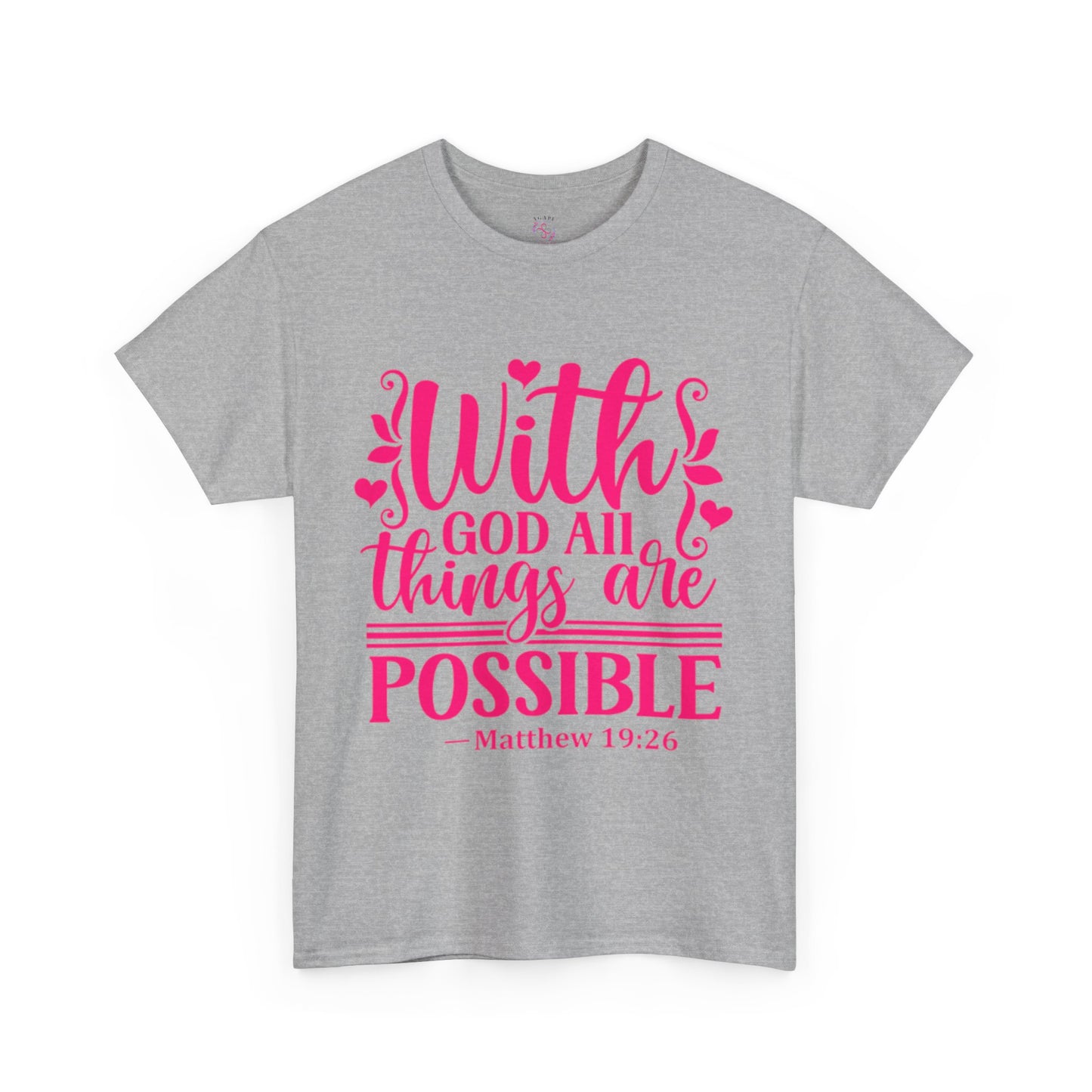 Matthew 19:26 T-Shirts