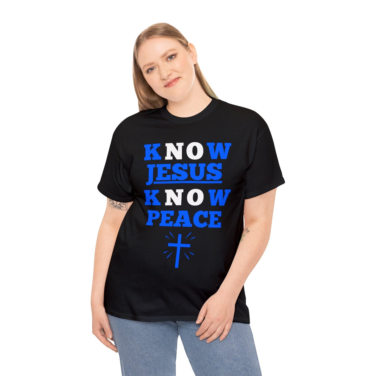 Know Jesus Know Peace, Cotton Tee