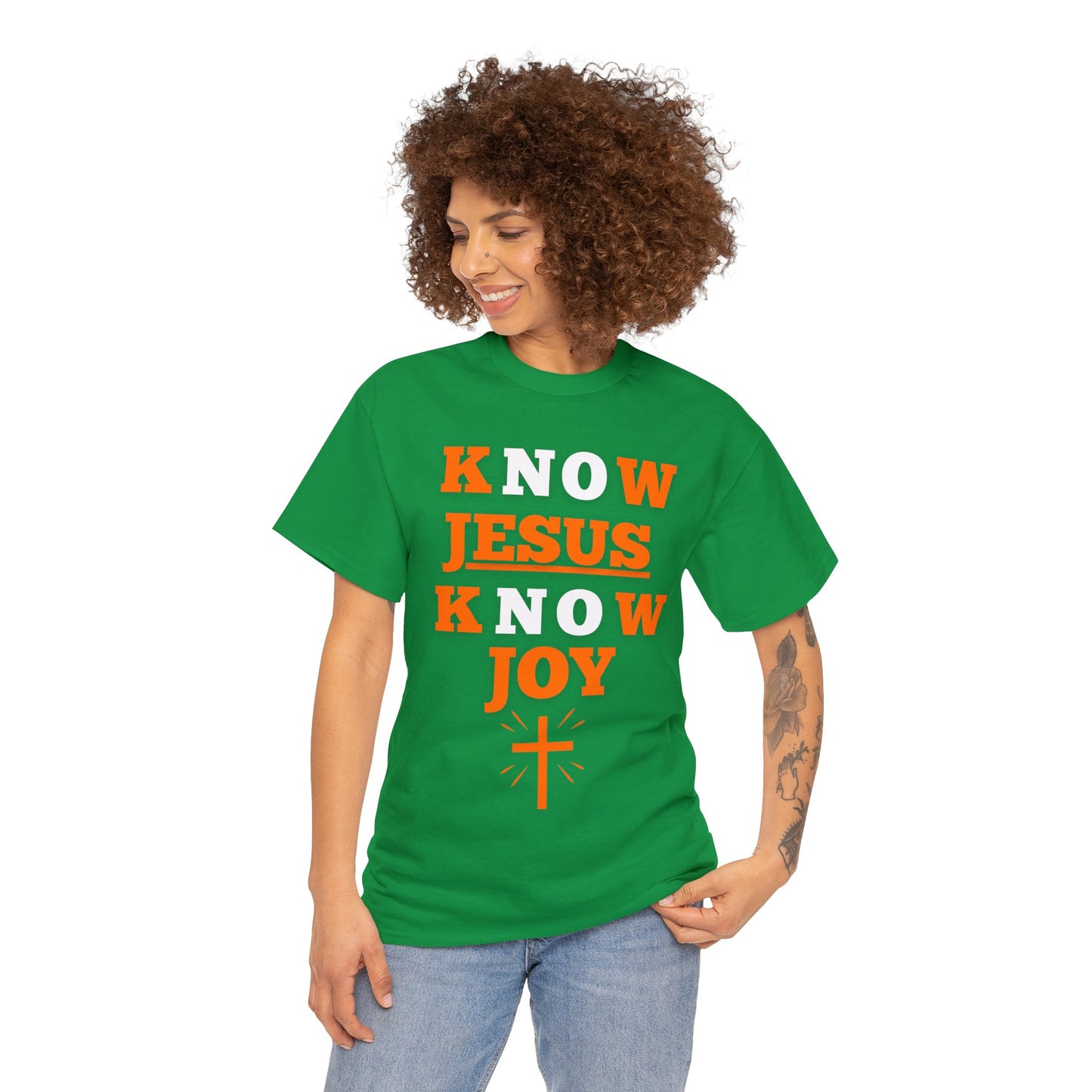 Know Jesus Know Joy Cotton Tee