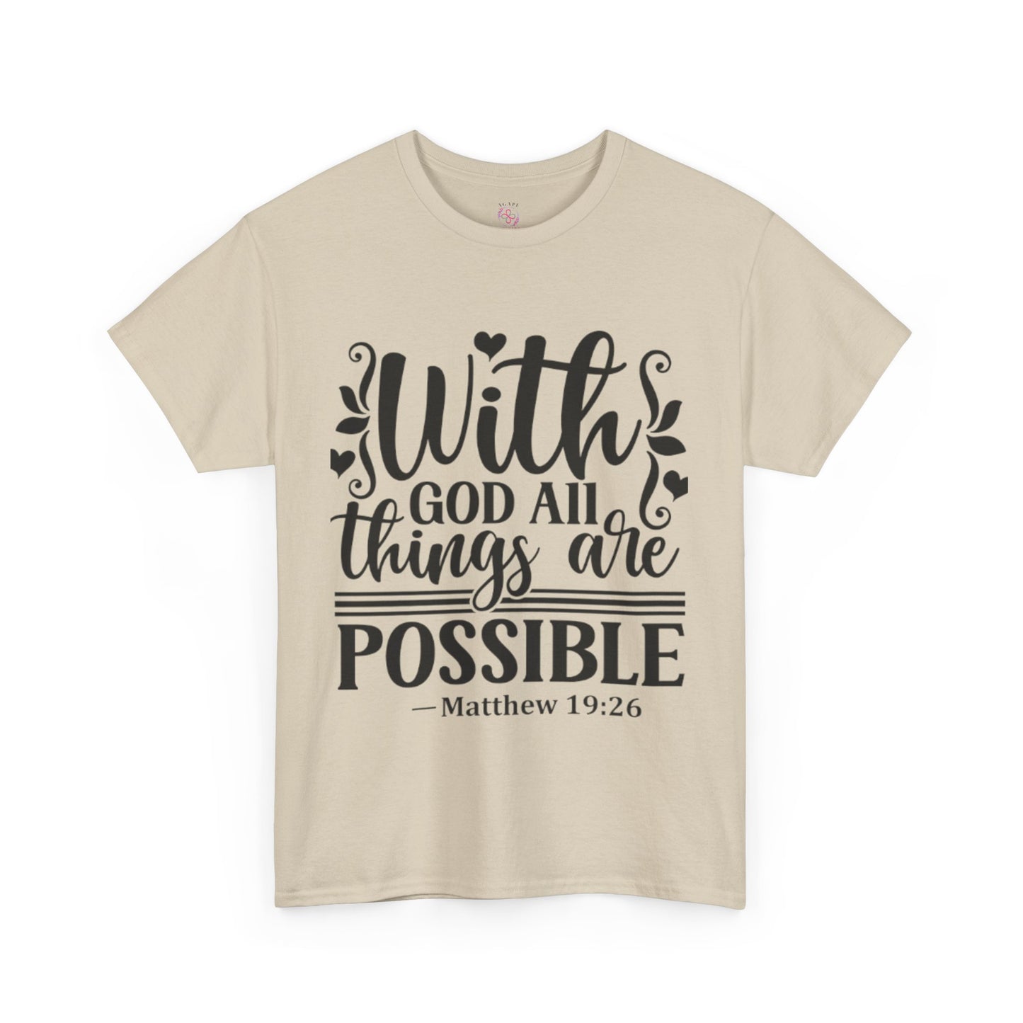Matthew 19:26 T-Shirts