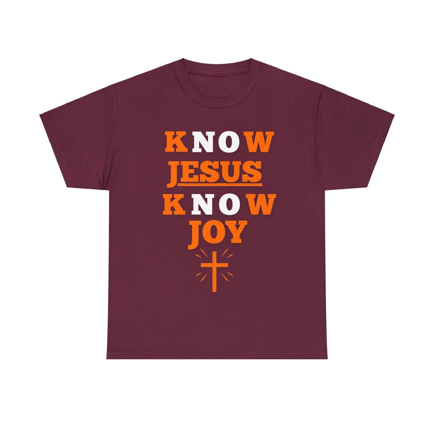 Know Jesus Know Joy Cotton Tee