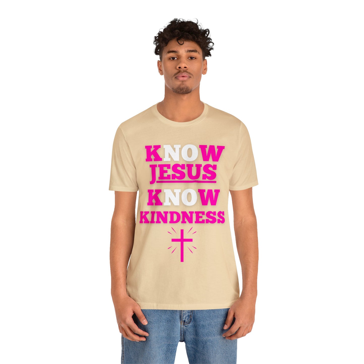 KNOW JESUS KNOW KINDNESS COTTON TEE