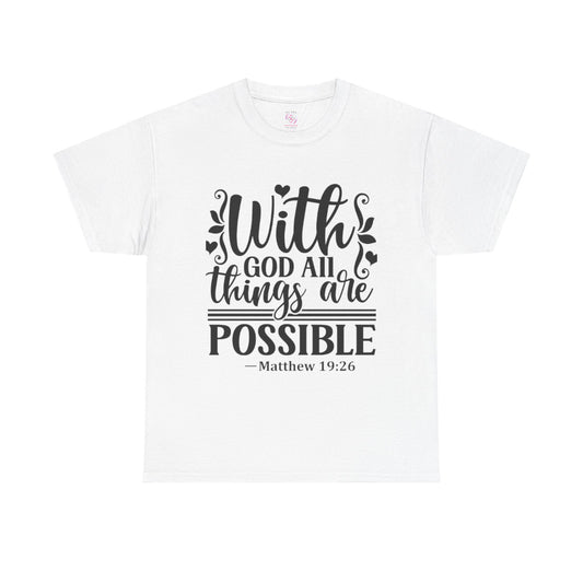 Matthew 19:26 T-Shirts