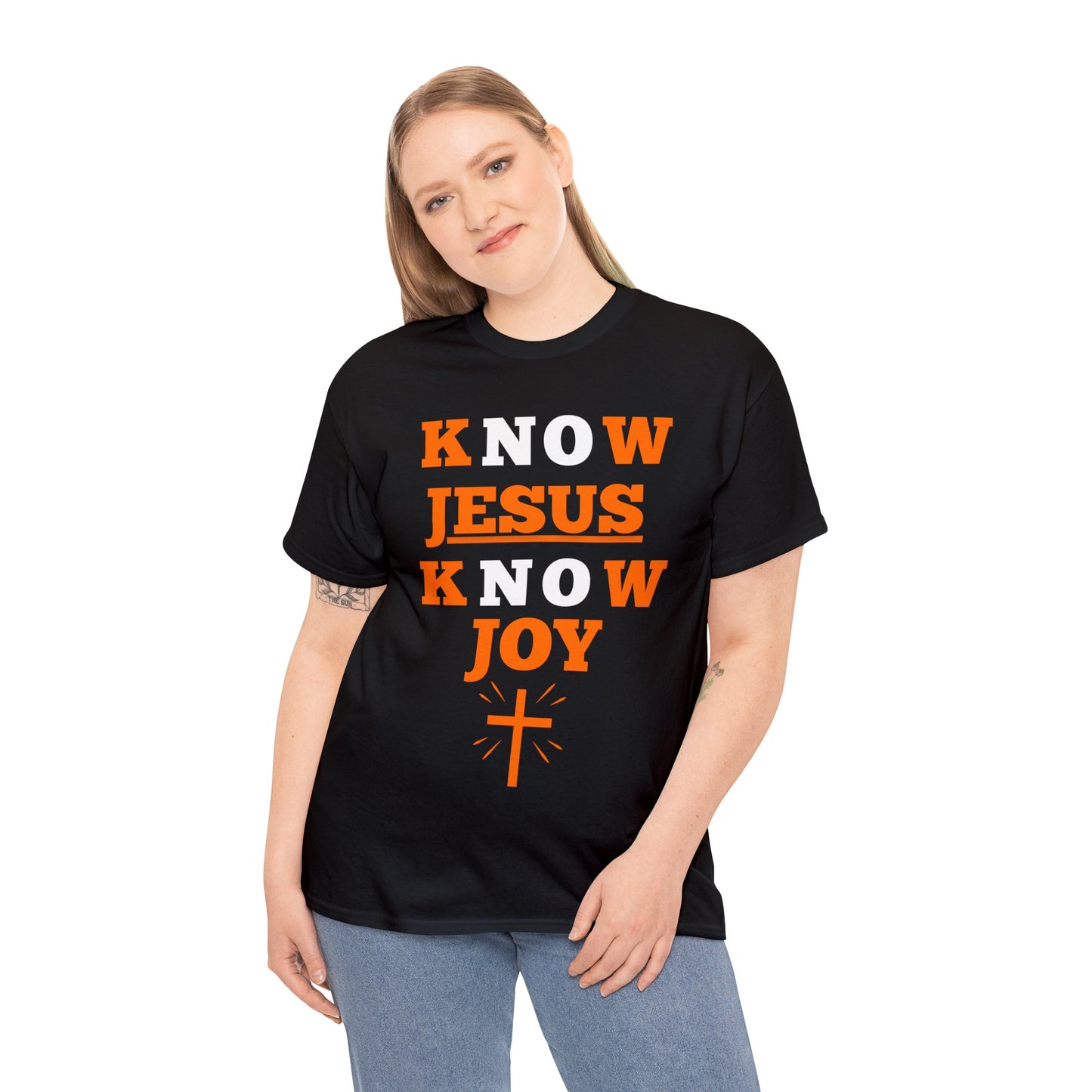 Know Jesus Know Joy Cotton Tee