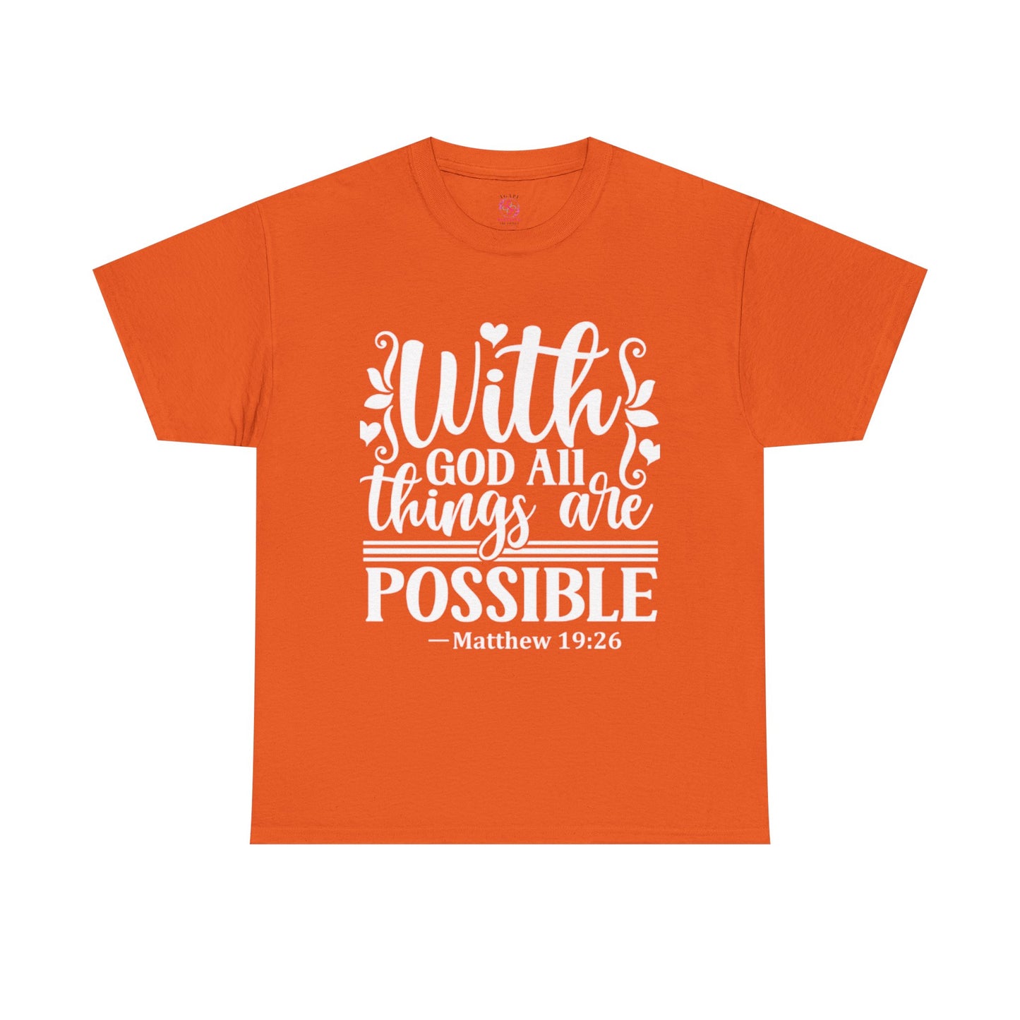 Matthew 19:26 T-Shirts