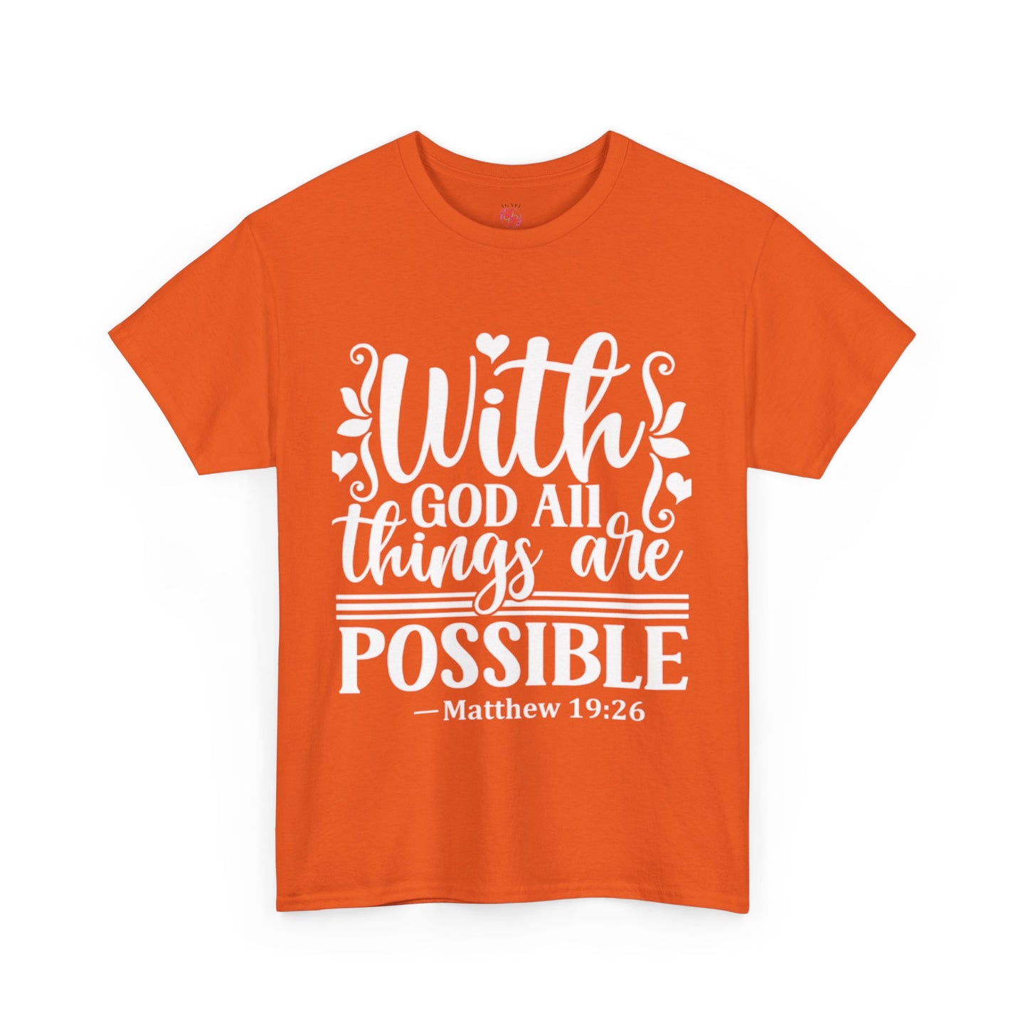 Matthew 19:26 T-Shirts