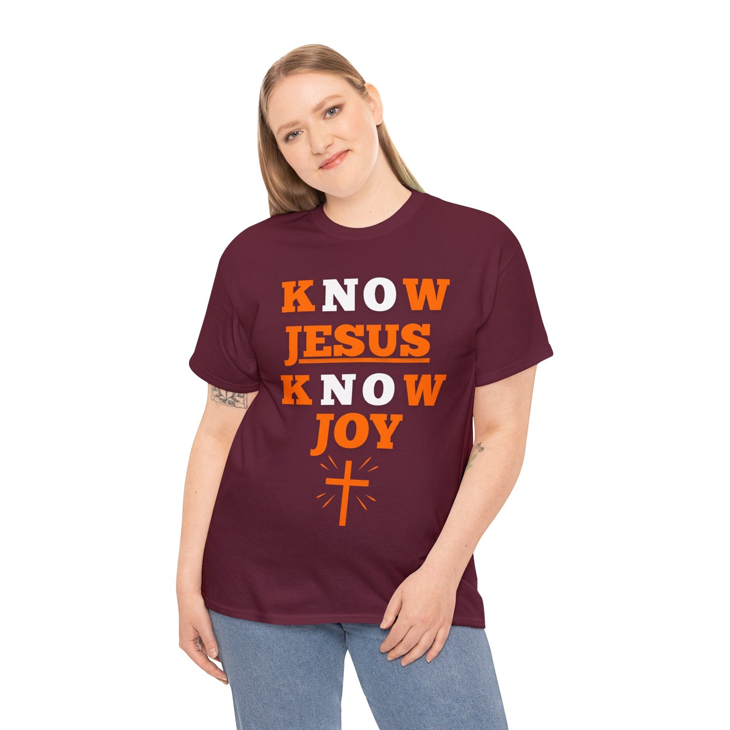 Know Jesus Know Joy Cotton Tee