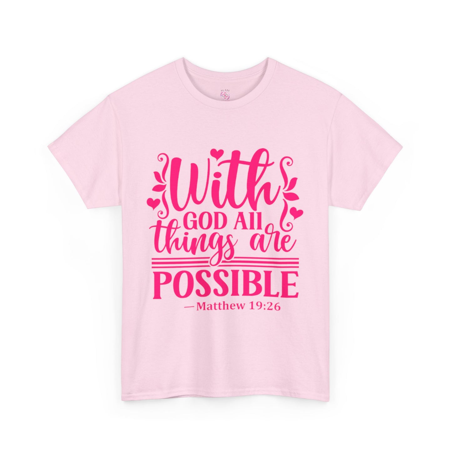 Matthew 19:26 T-Shirts