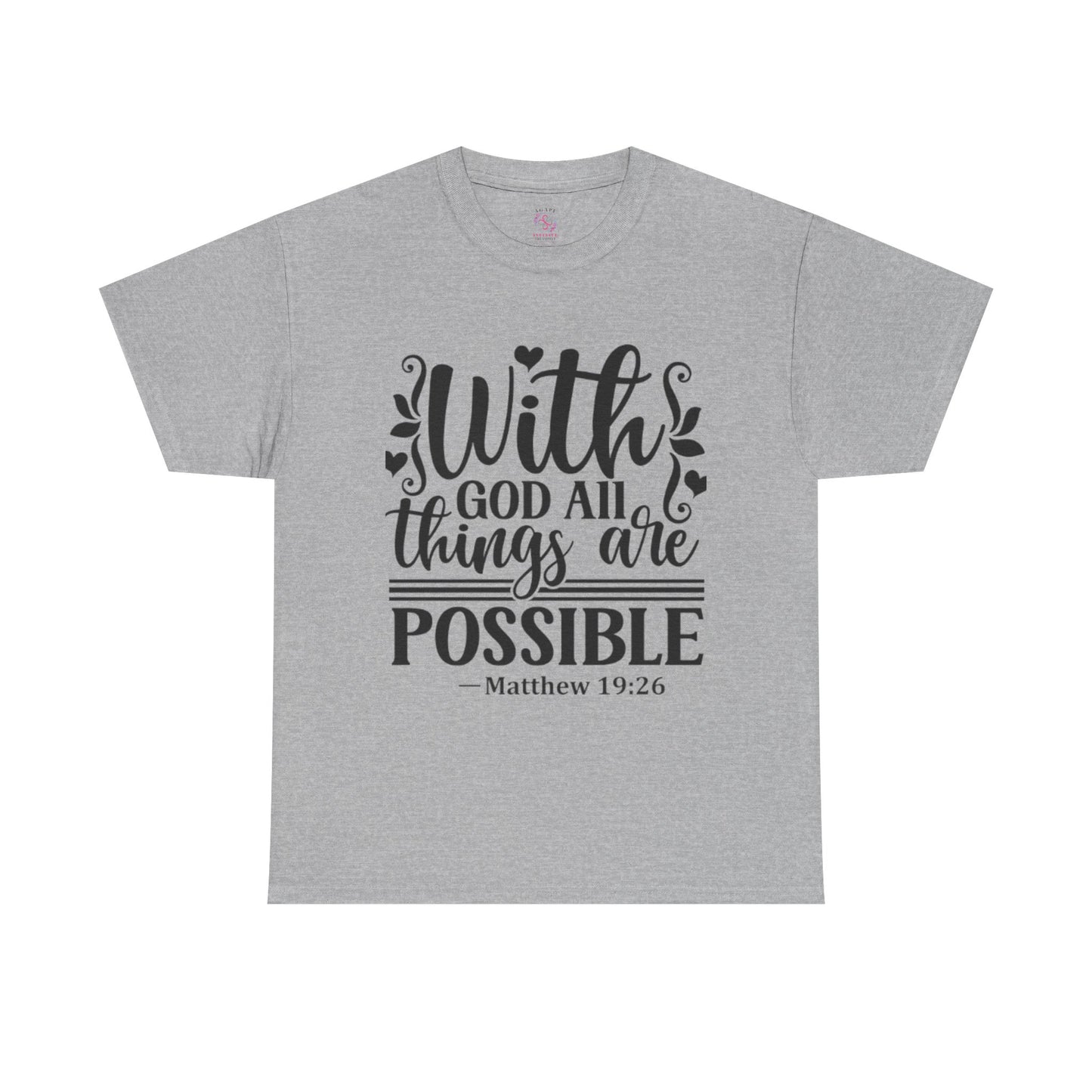 Matthew 19:26 T-Shirts