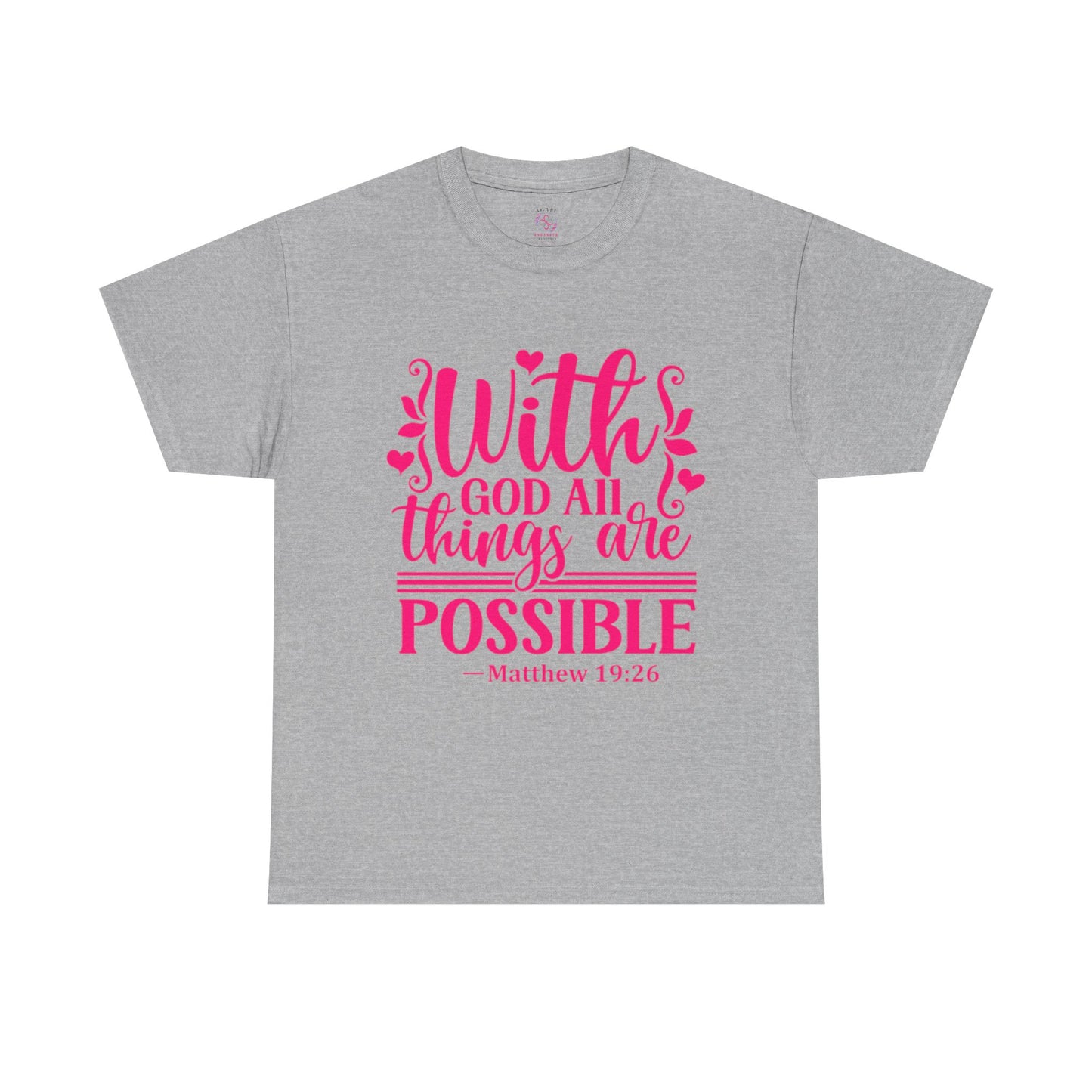 Matthew 19:26 T-Shirts