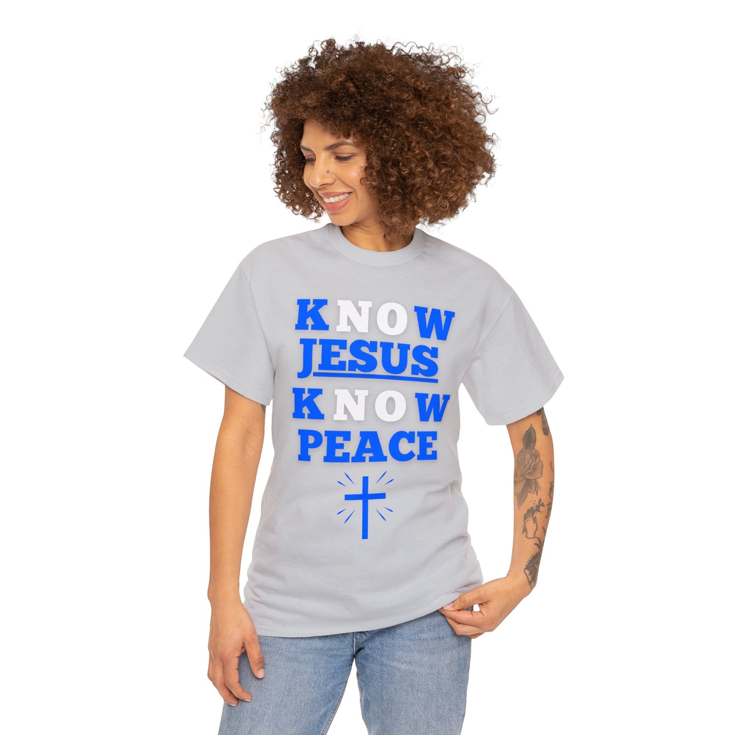 Know Jesus Know Peace, Cotton Tee