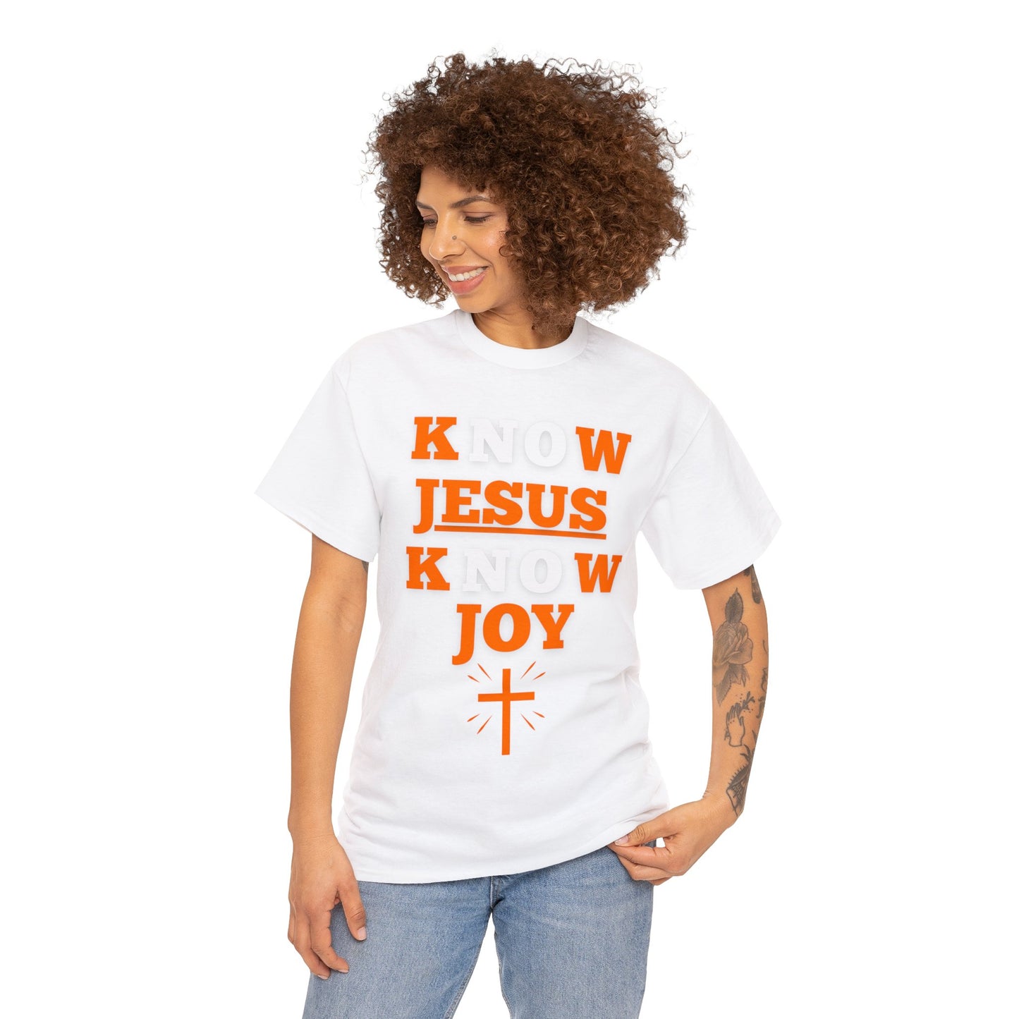 Know Jesus Know Joy Cotton Tee