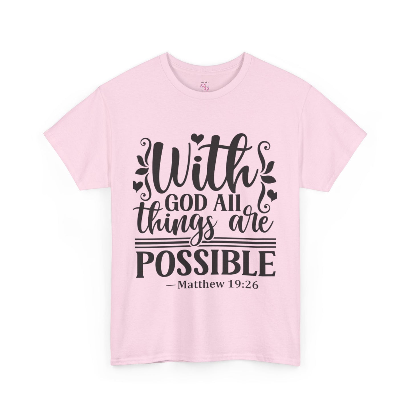 Matthew 19:26 T-Shirts