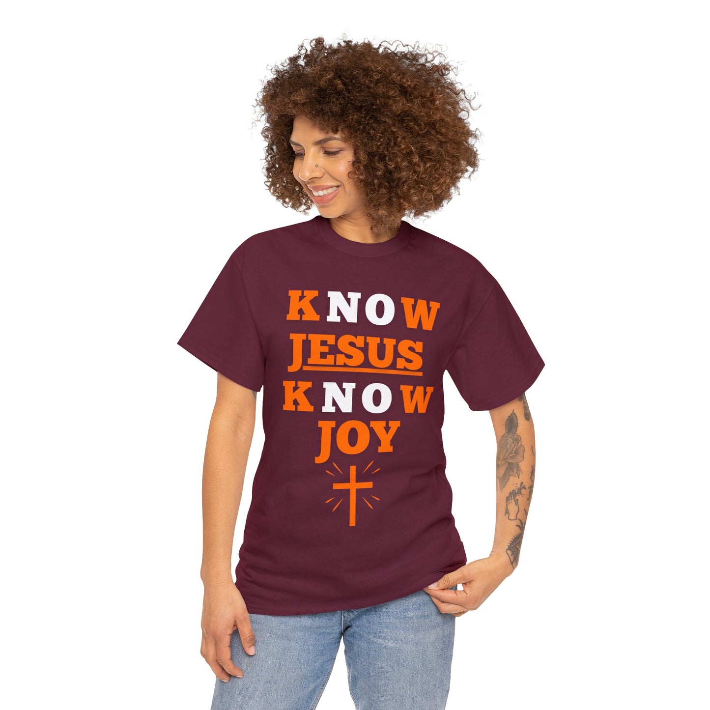 Know Jesus Know Joy Cotton Tee