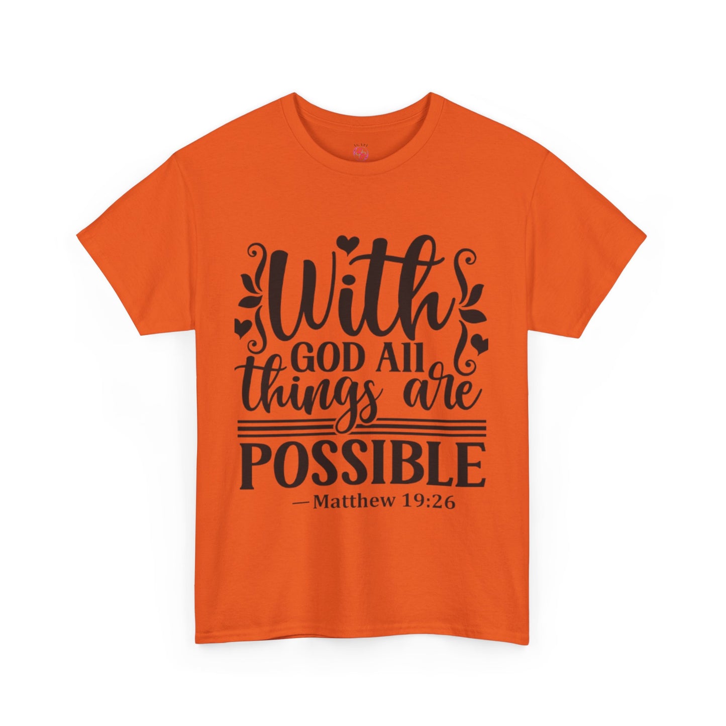 Matthew 19:26 T-Shirts