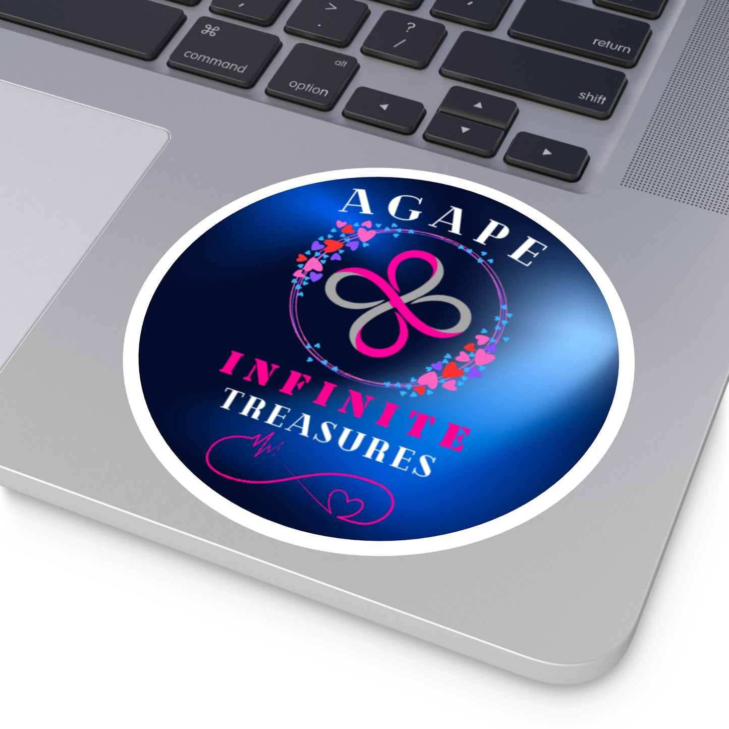 Agape infinite treasure Car Sticker