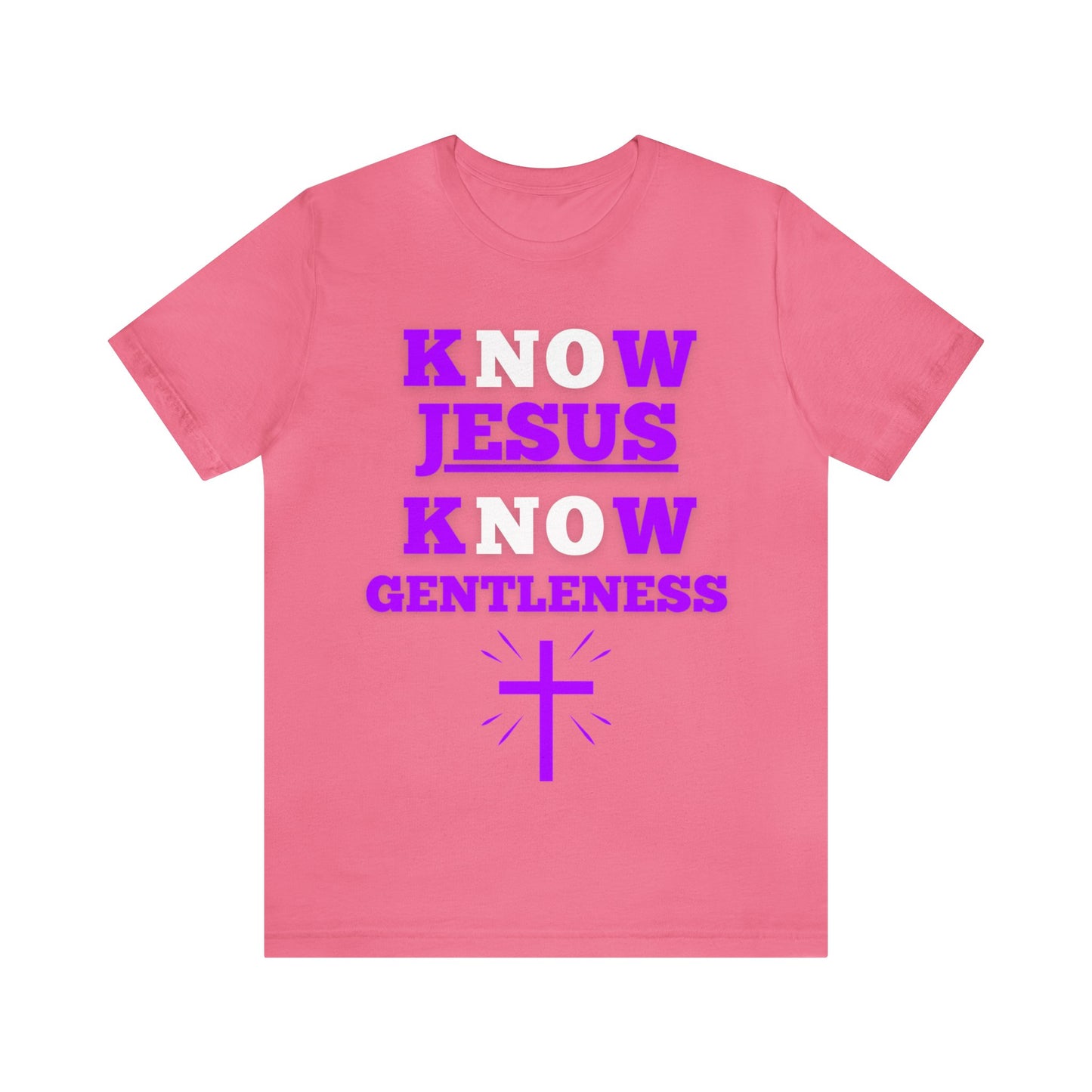 KNOW JESUS KNOW GENTLENESS COTTON TEE