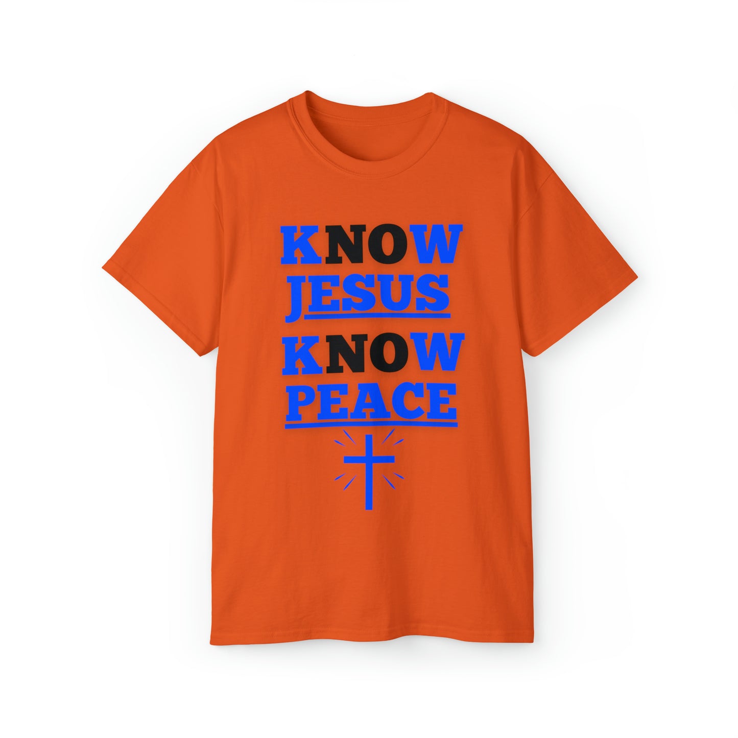 Know Jesus Know Peace, Cotton Tee