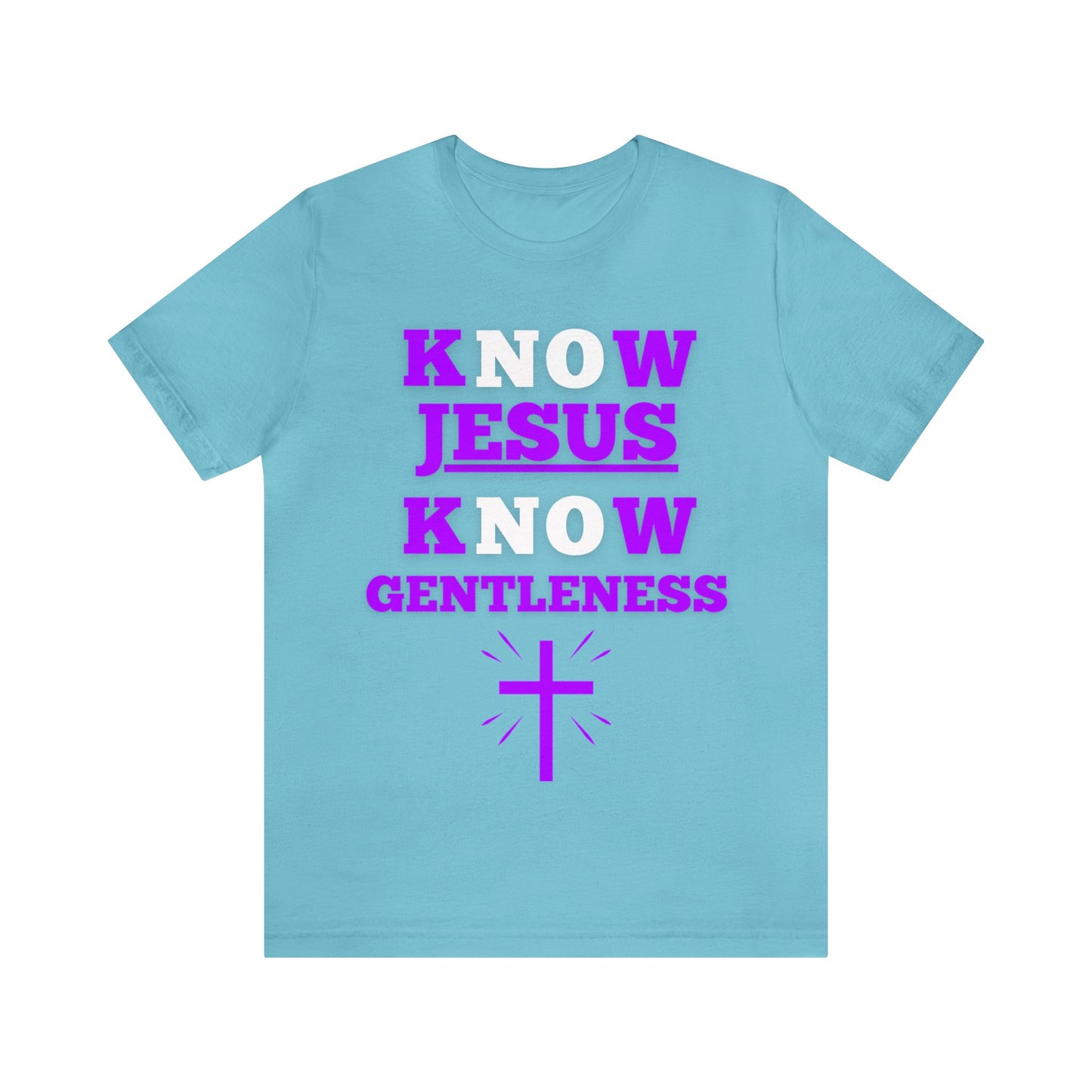 KNOW JESUS KNOW GENTLENESS COTTON TEE