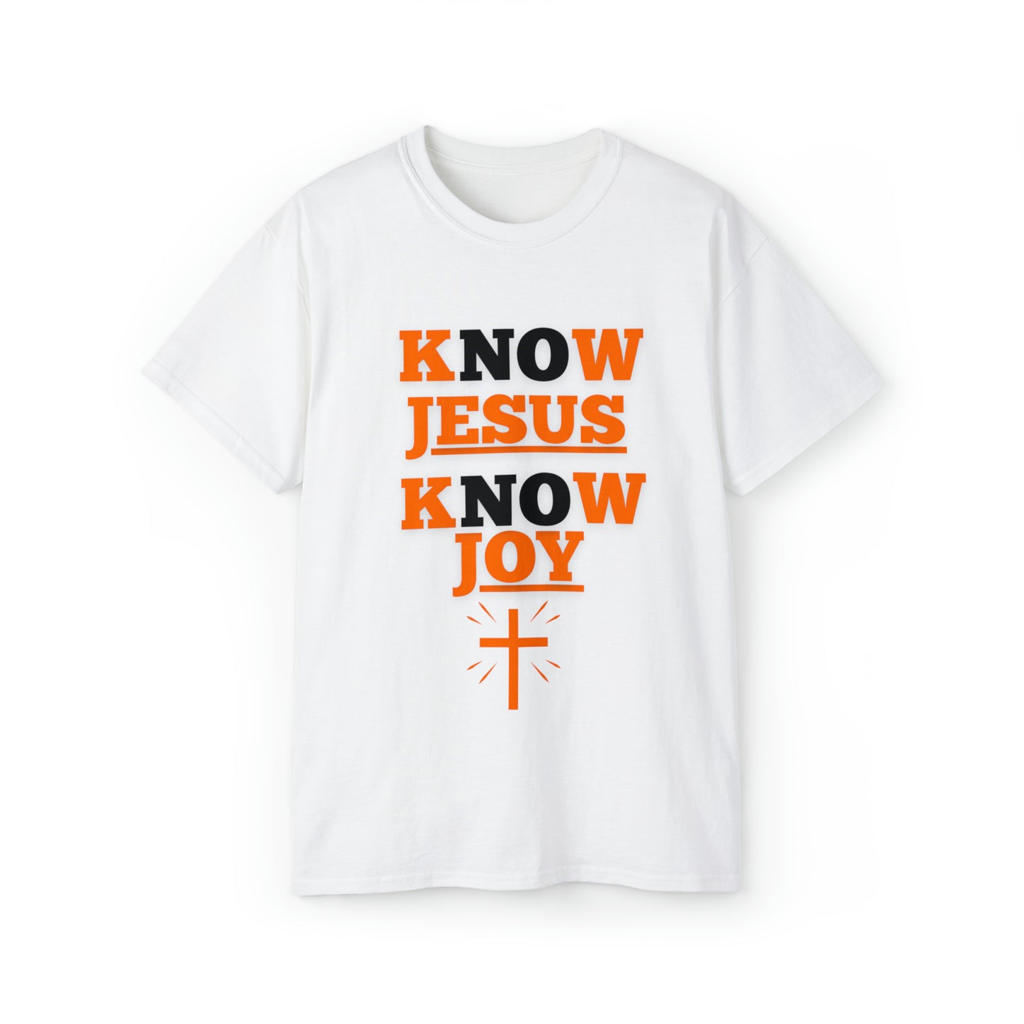 Cotton Tee Know Jesus Know JOY