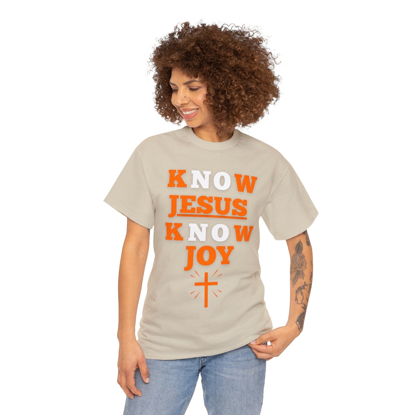 Know Jesus Know Joy Cotton Tee