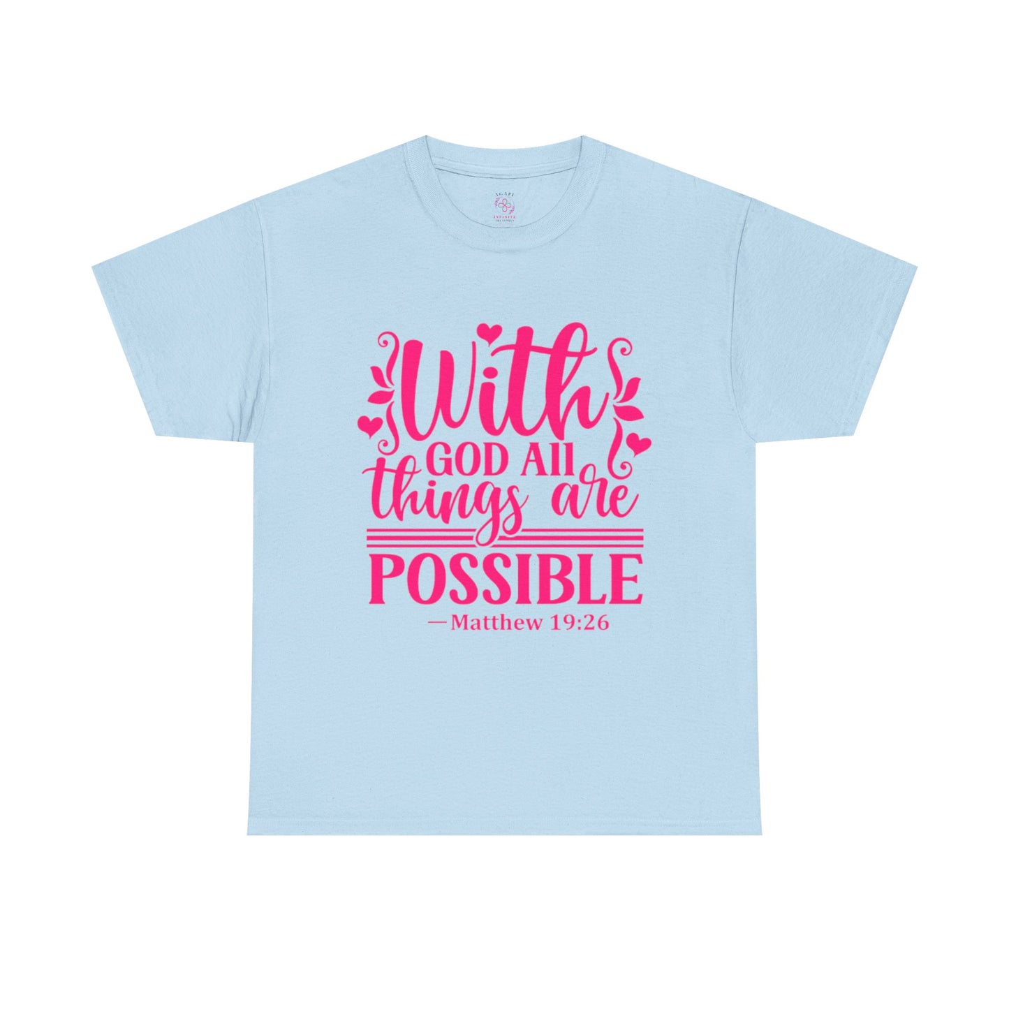 Matthew 19:26 T-Shirts