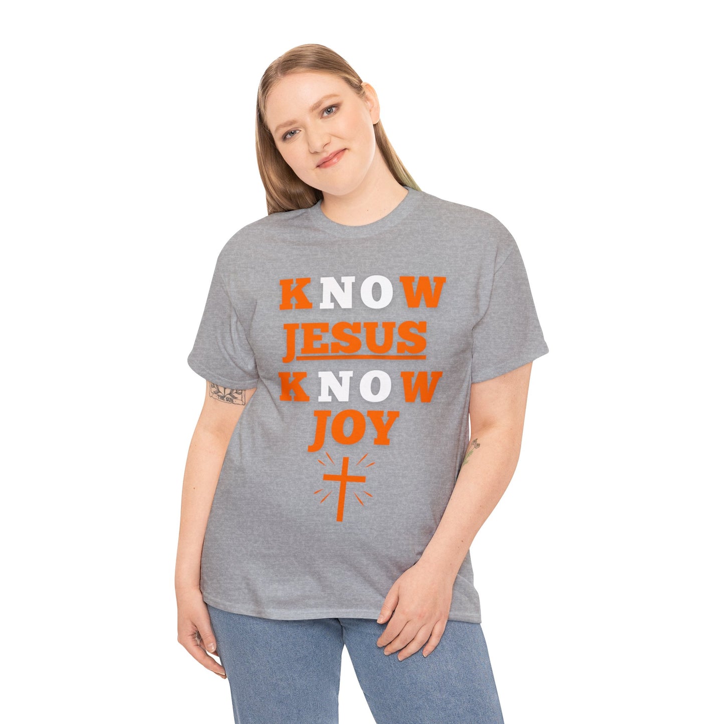 Know Jesus Know Joy Cotton Tee