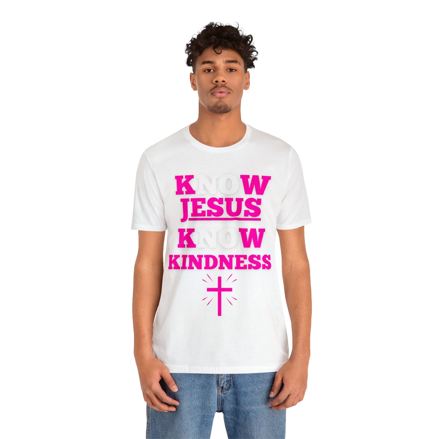 KNOW JESUS KNOW KINDNESS COTTON TEE