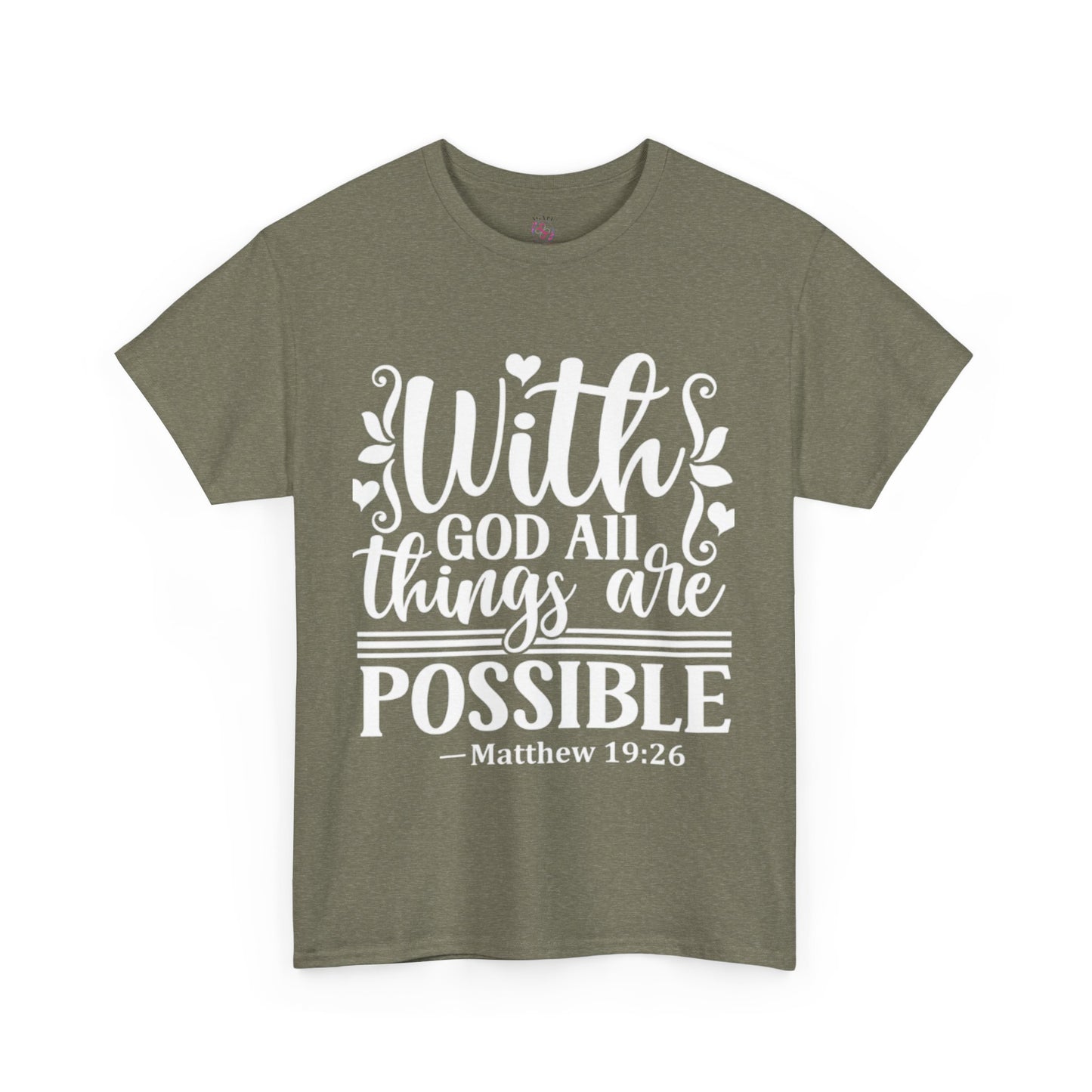 Matthew 19:26 T-Shirts