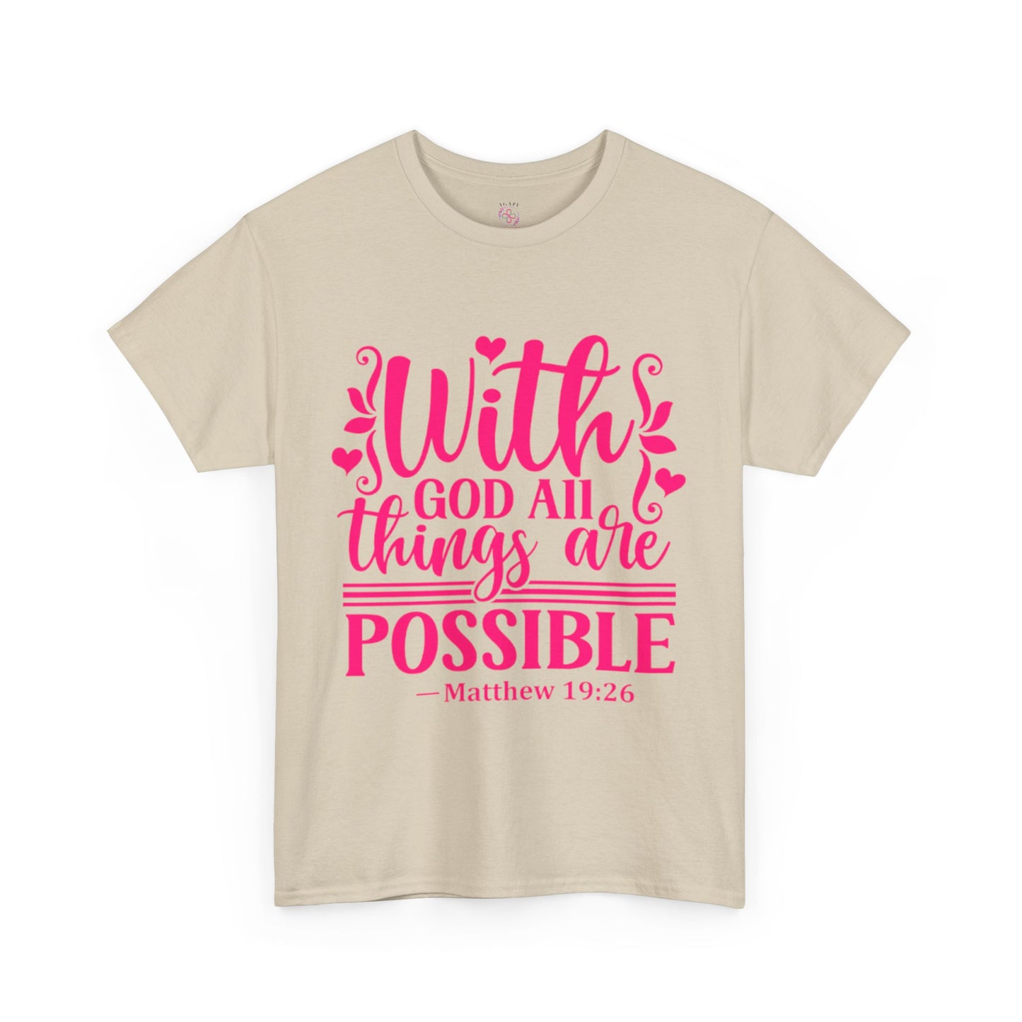 Matthew 19:26 T-Shirts