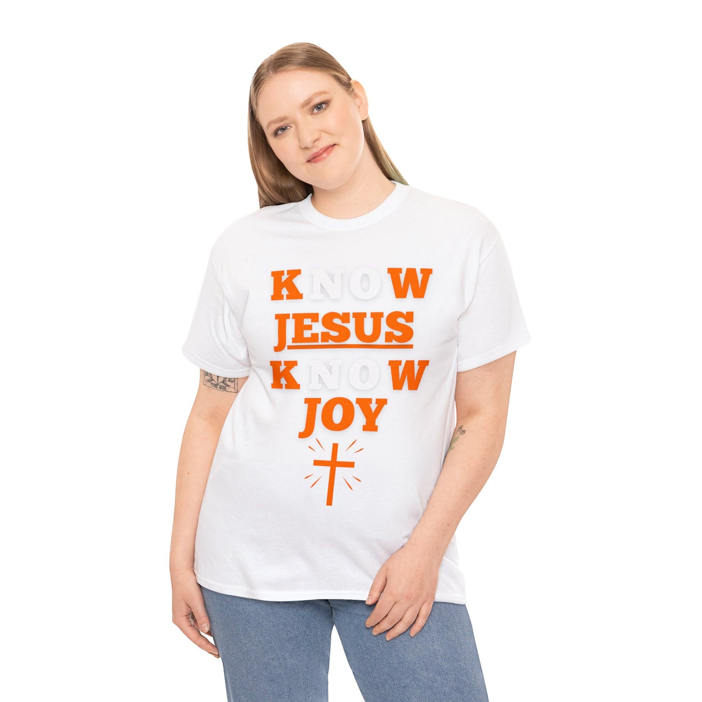 Know Jesus Know Joy Cotton Tee