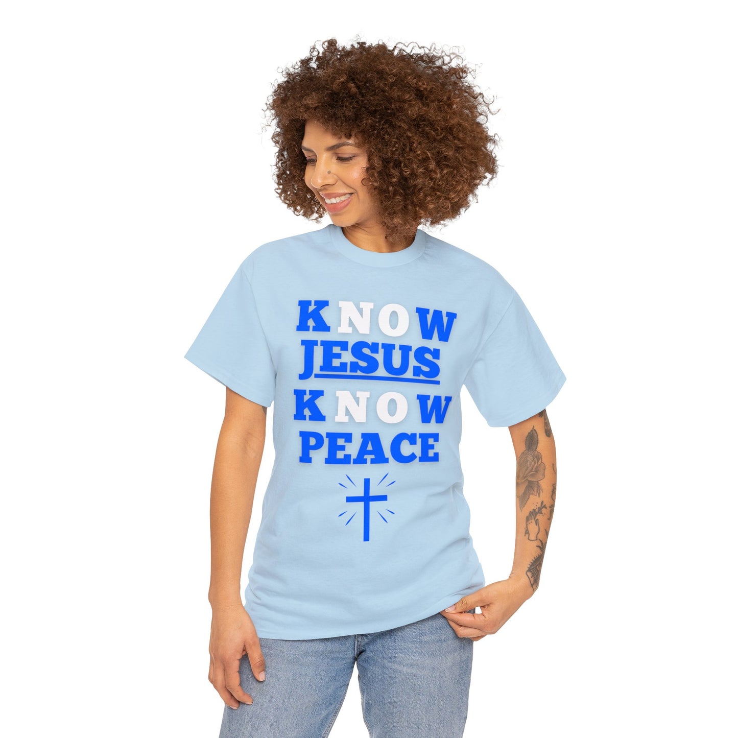 Know Jesus Know Peace, Cotton Tee