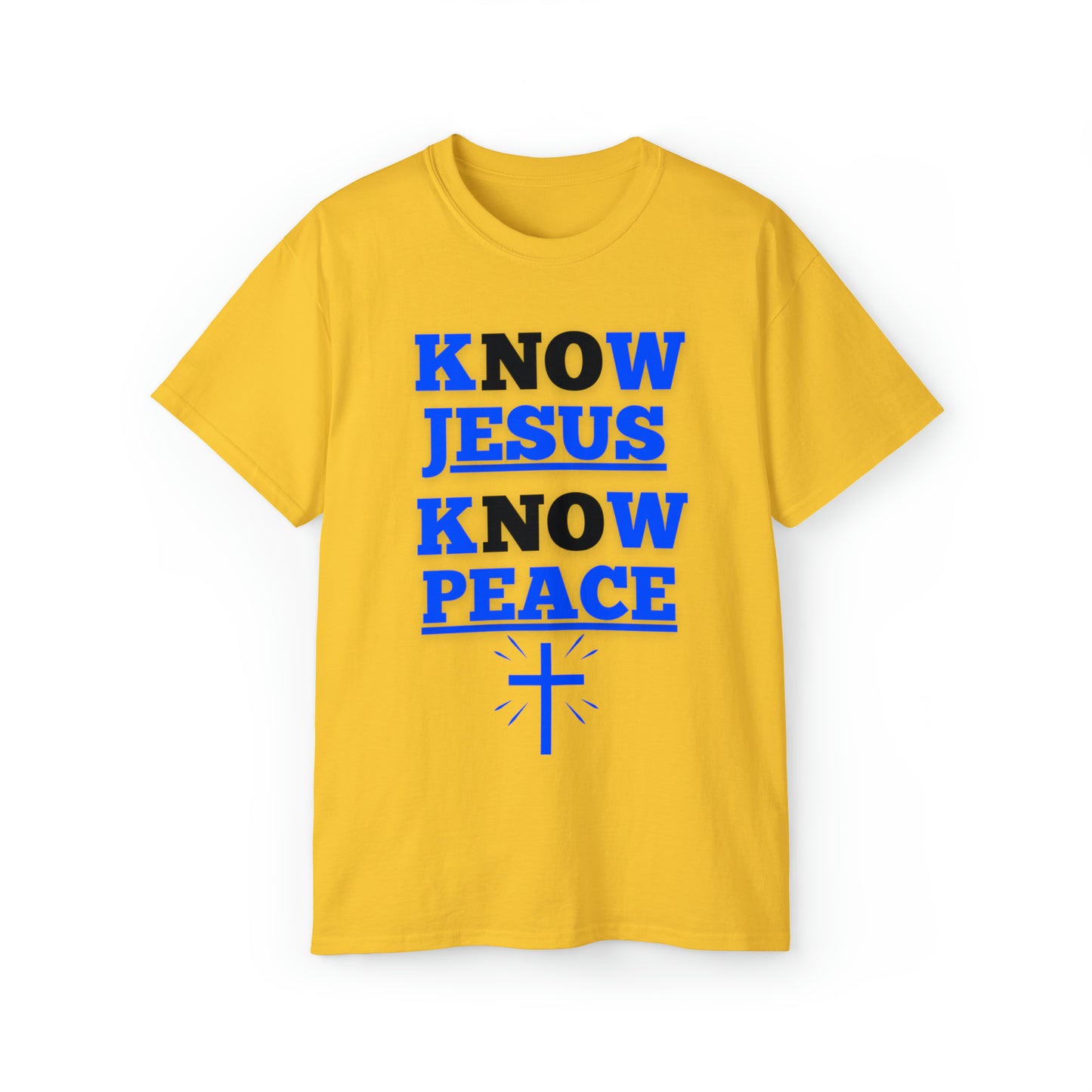 Know Jesus Know Peace, Cotton Tee