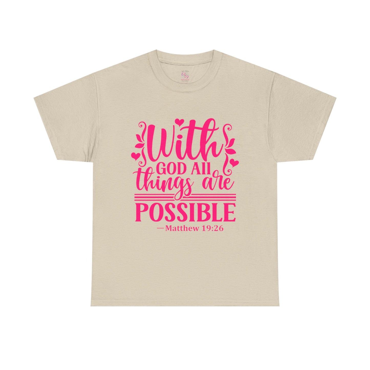 Matthew 19:26 T-Shirts