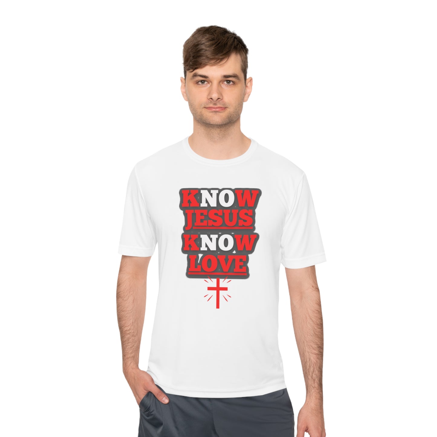 Know Jesus Know Love, Polyester Shirt