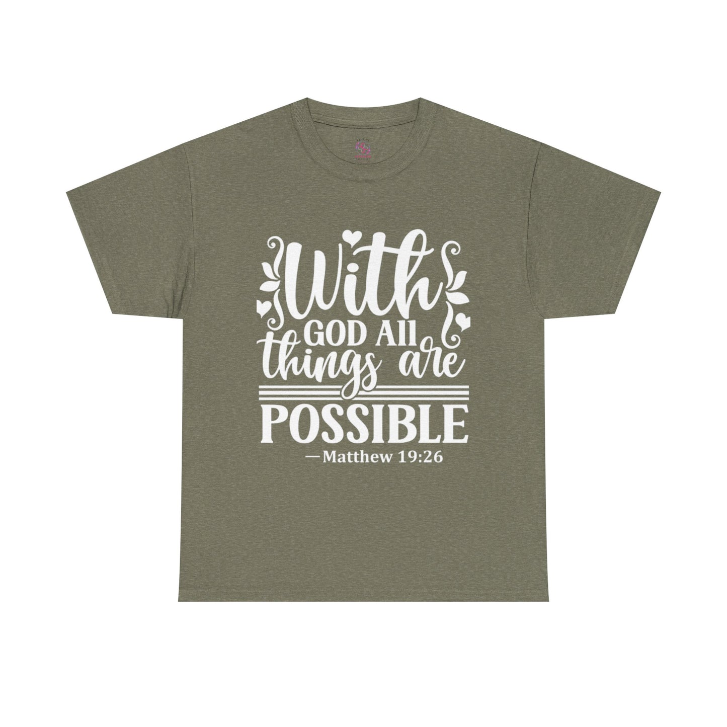 Matthew 19:26 T-Shirts