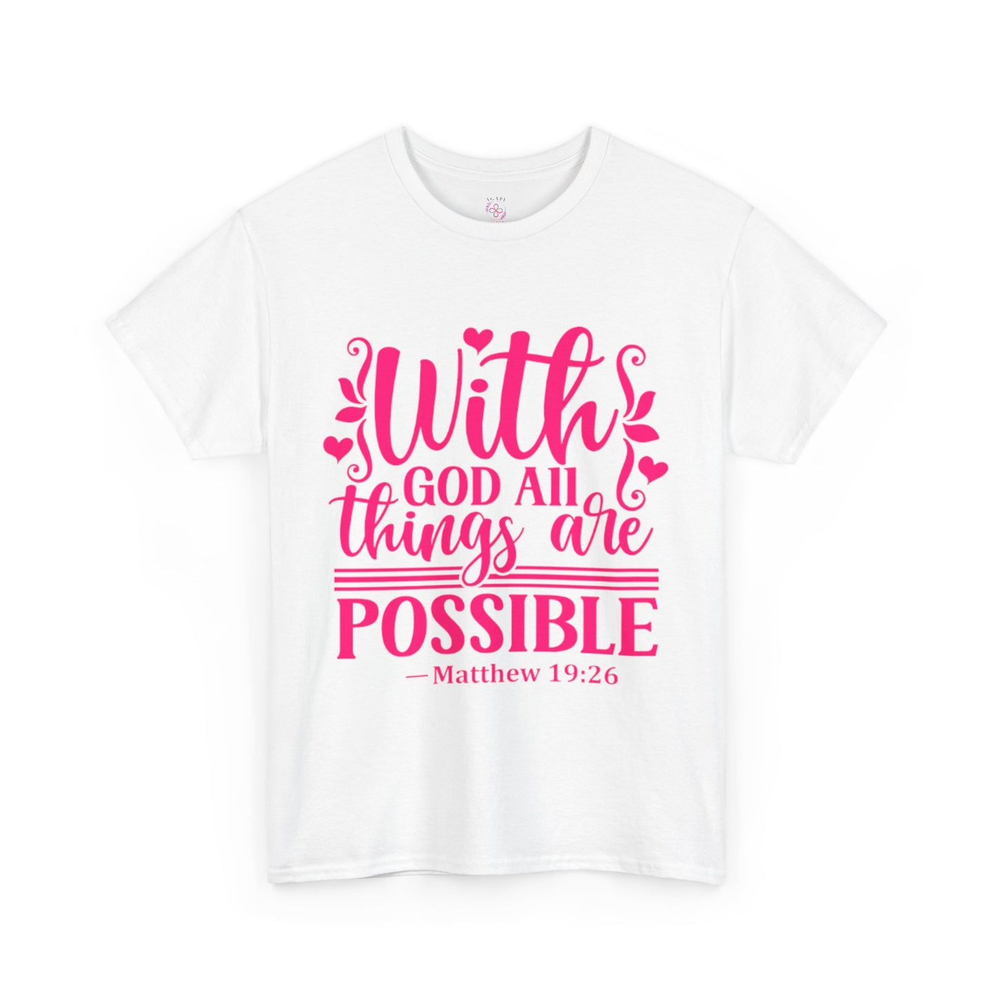 Matthew 19:26 T-Shirts