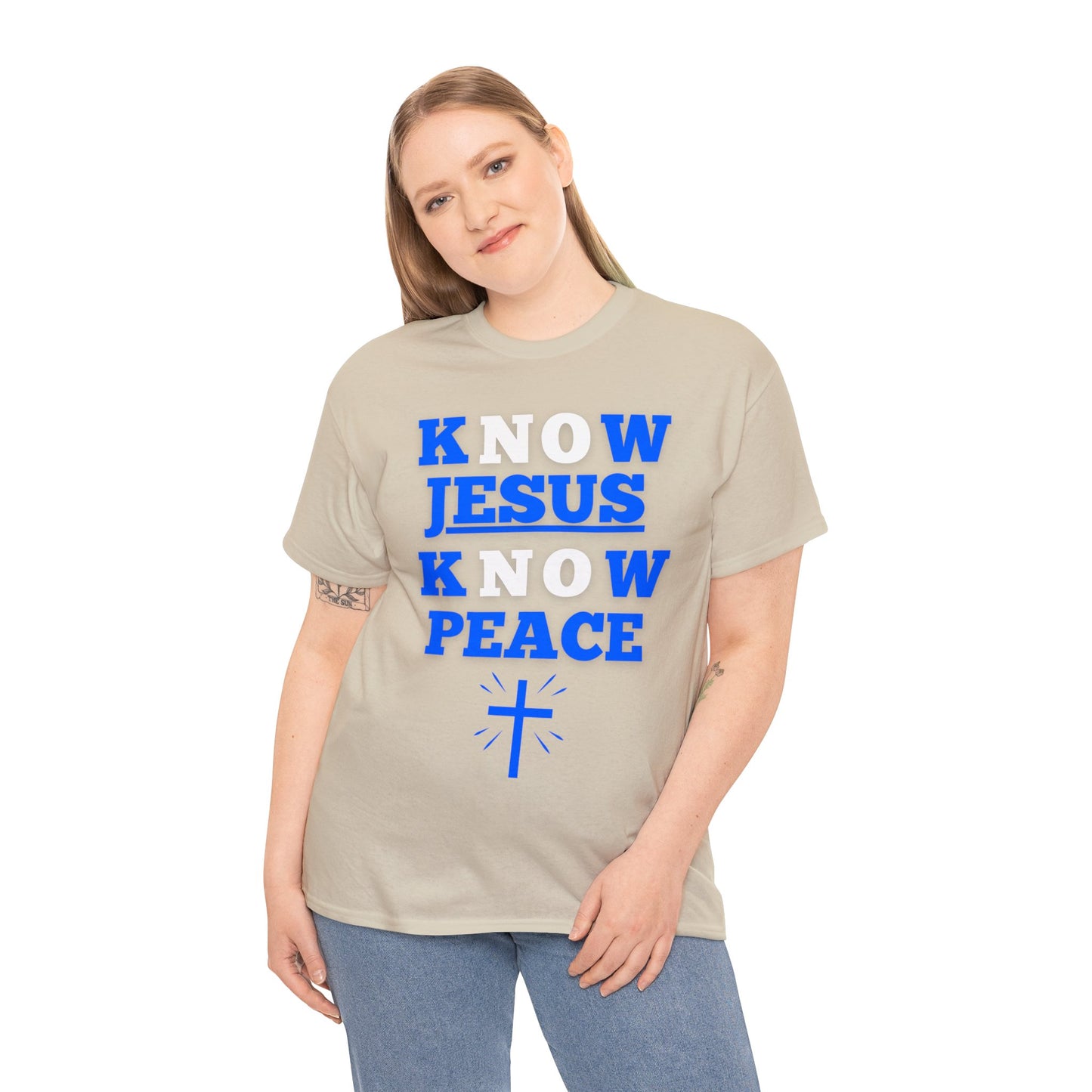 Know Jesus Know Peace, Cotton Tee