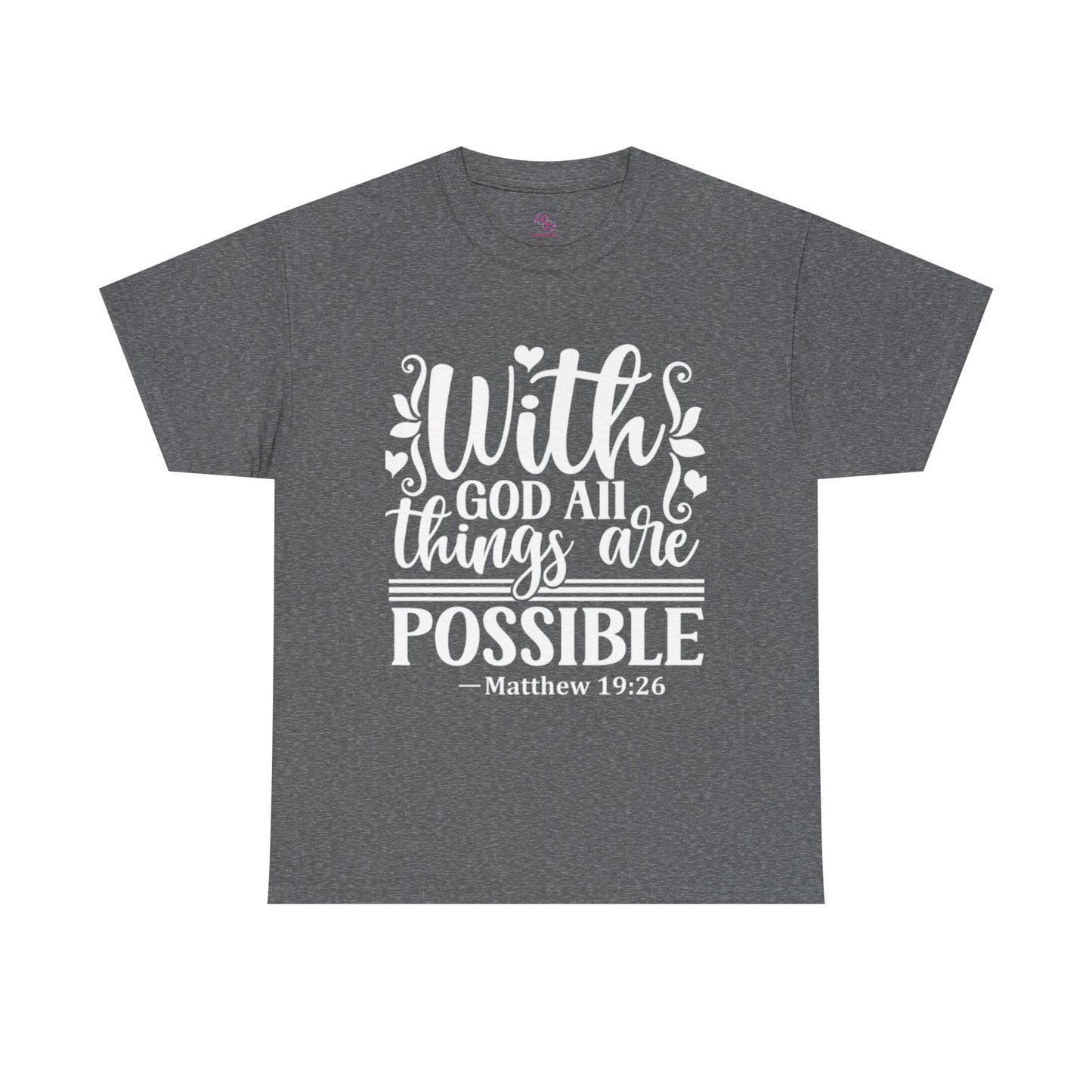 Matthew 19:26 T-Shirts