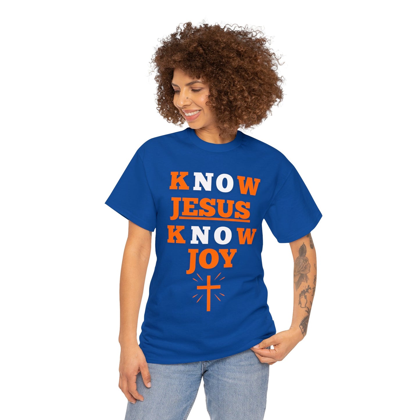 Know Jesus Know Joy Cotton Tee