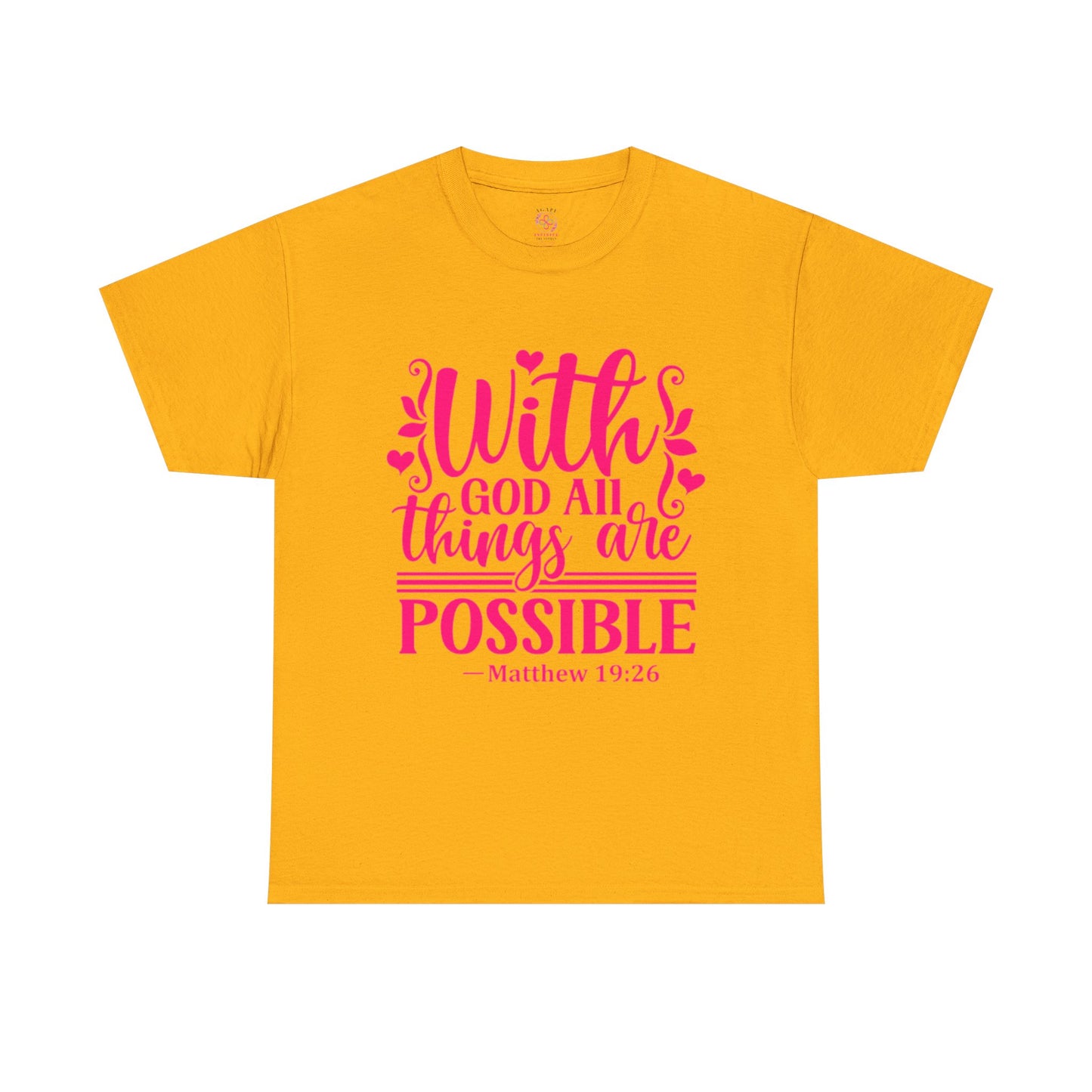 Matthew 19:26 T-Shirts