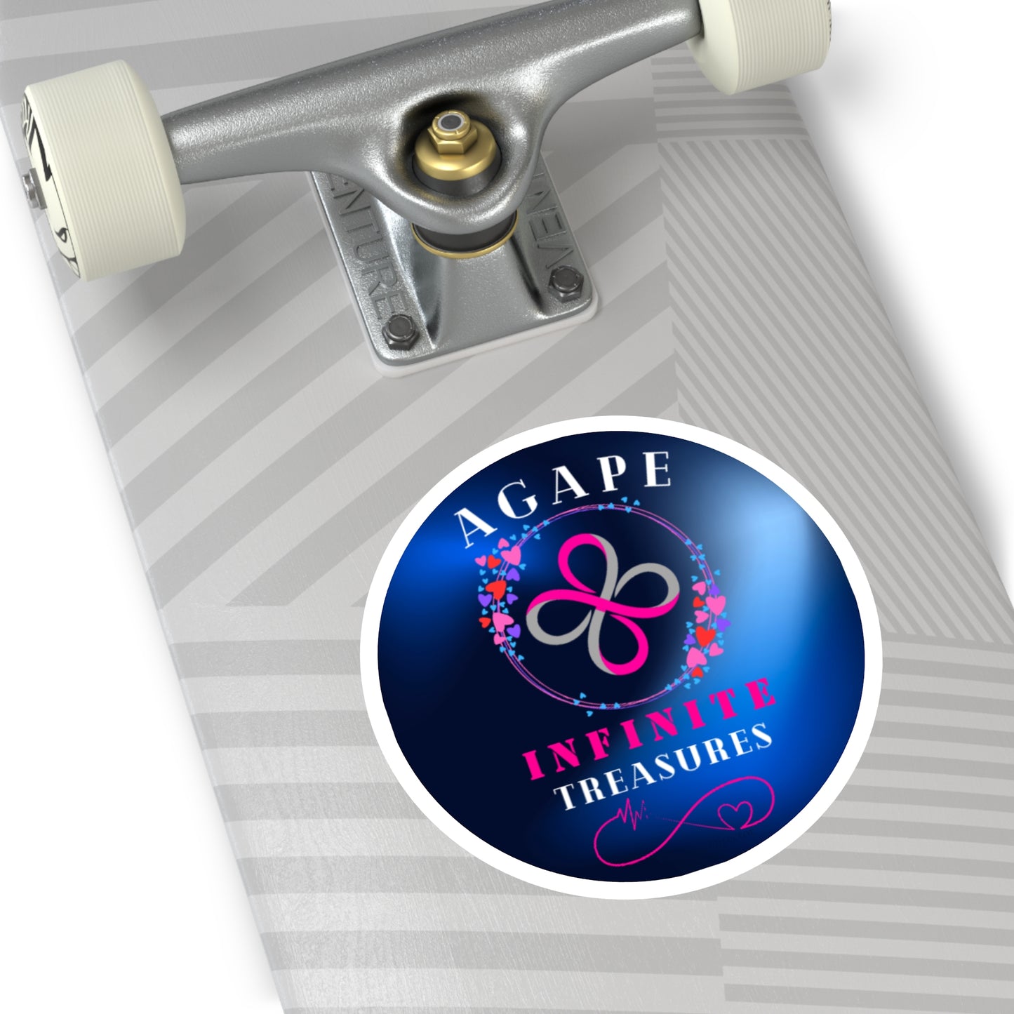 Agape infinite treasure Car Sticker