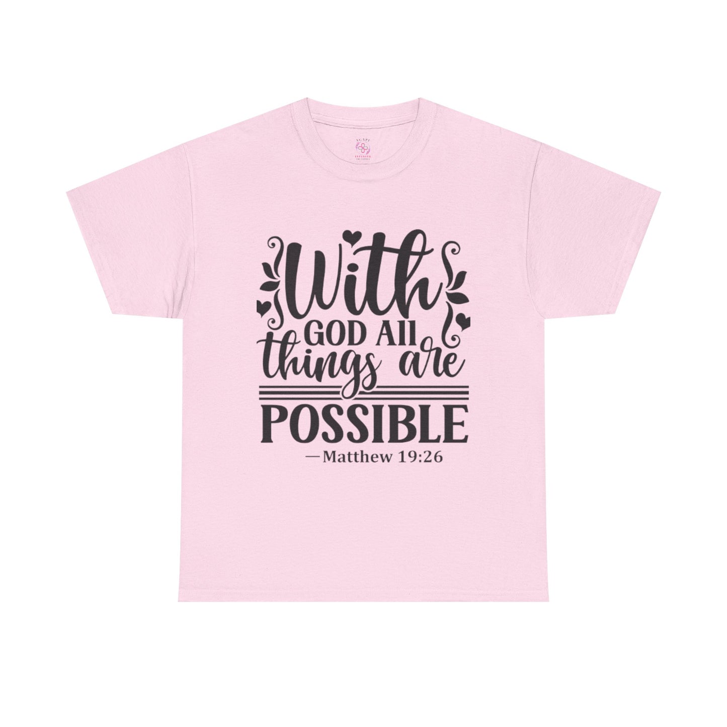 Matthew 19:26 T-Shirts
