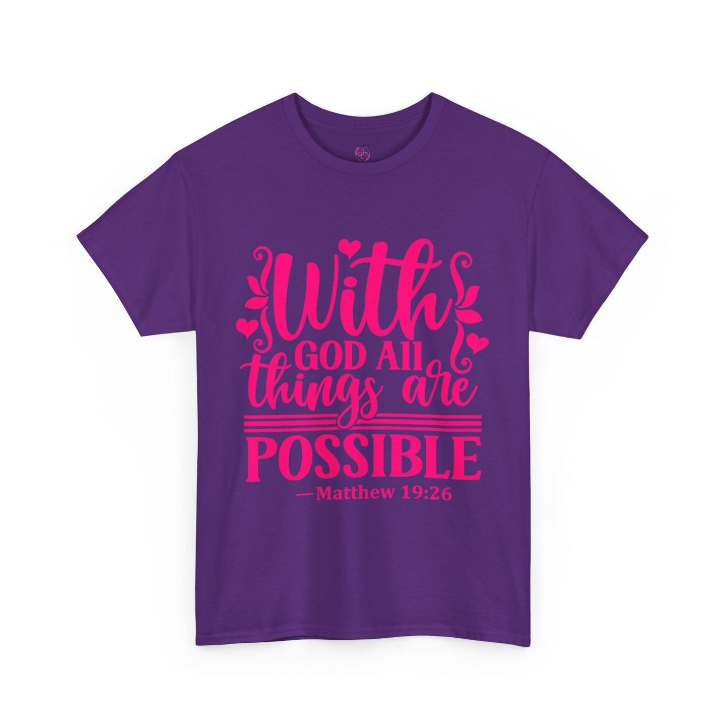 Matthew 19:26 T-Shirts