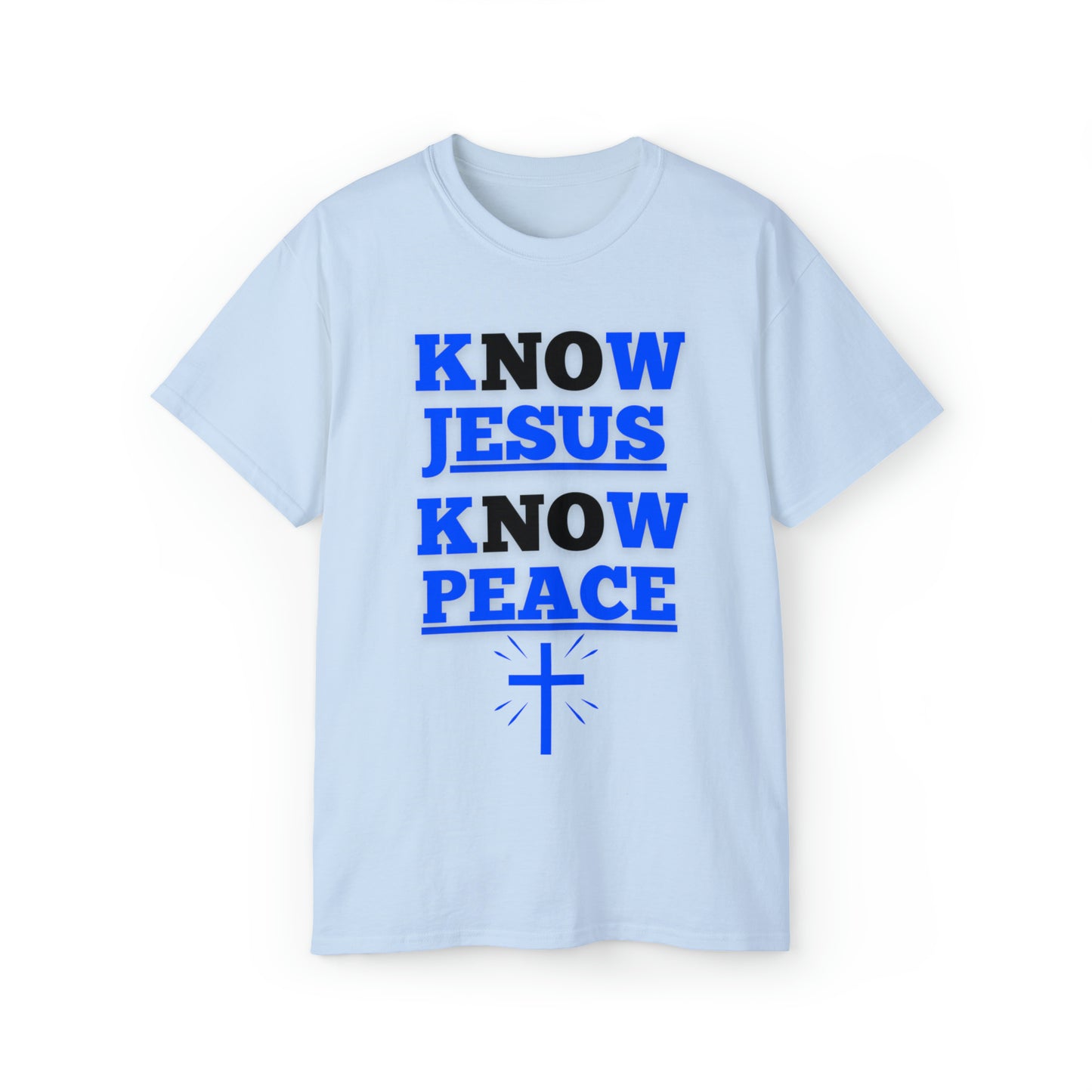 Know Jesus Know Peace, Cotton Tee